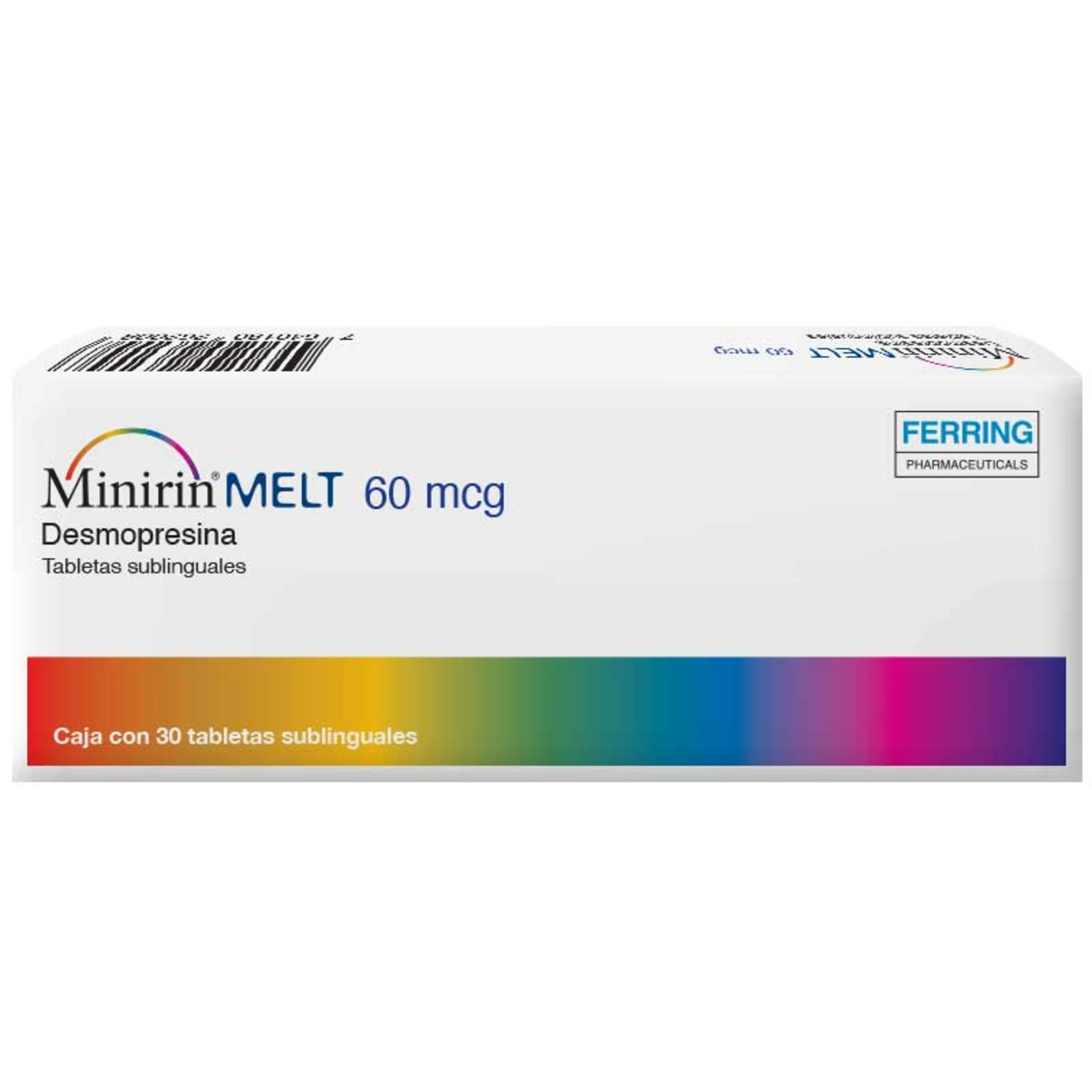 Minirin Melt 60 Mcg Con 30 Tabletas