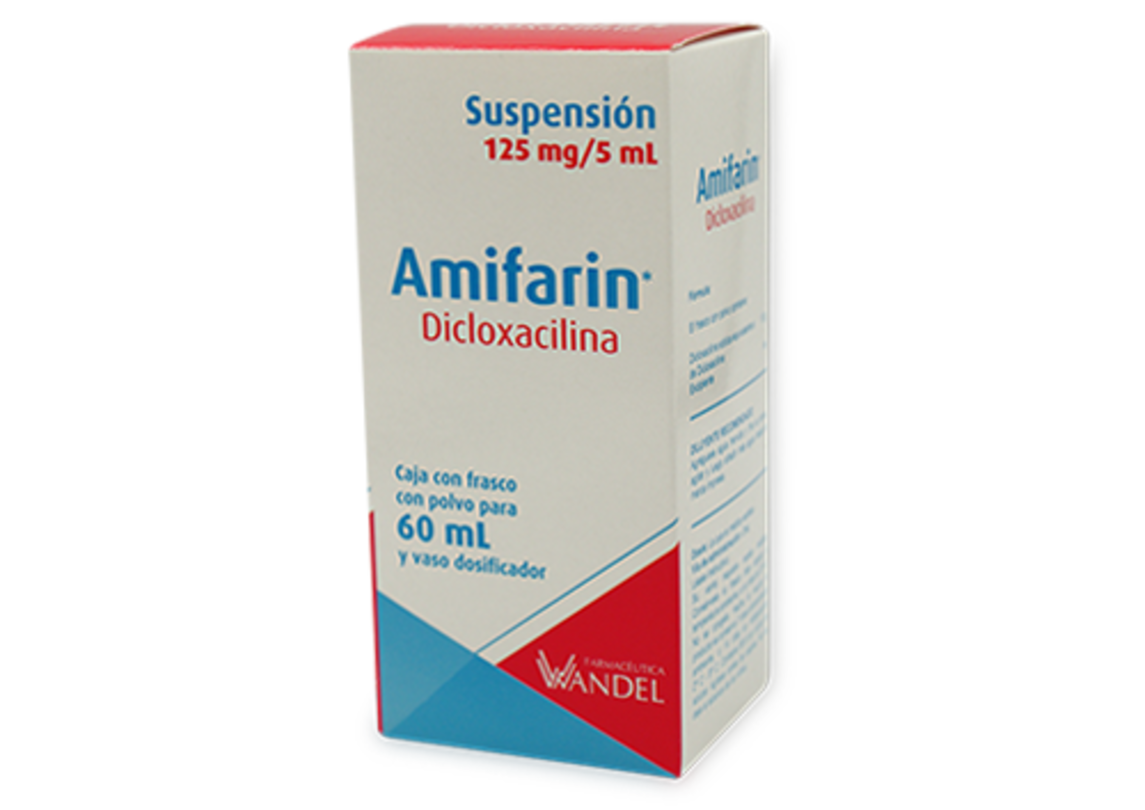 Amifarin Dicloxacilina 125 Mg Con 60 Ml De Suspensión