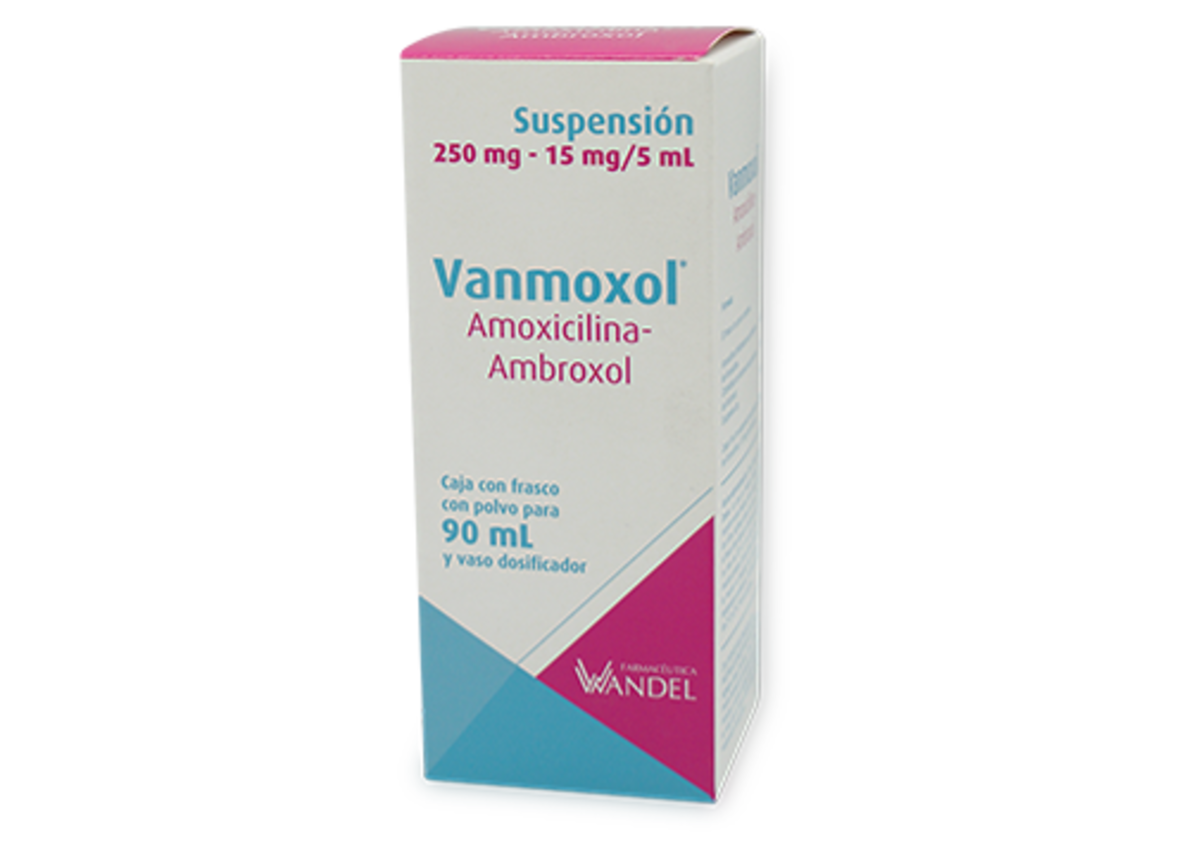 Vanmoxol Ambroxol Amoxicilina 250/15 Mg Suspensión Con 90 Ml
