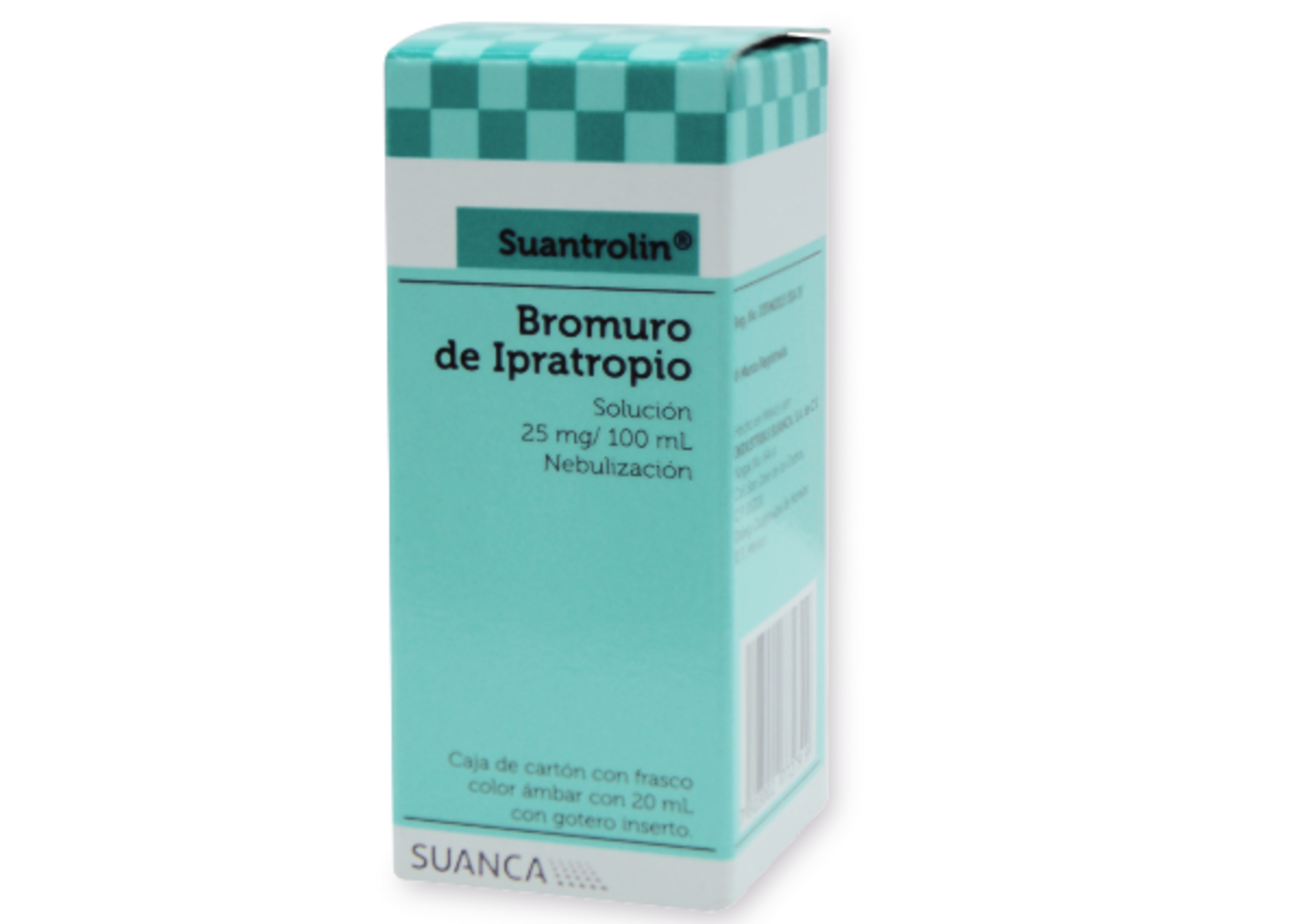 Suantrolin 25 Mg Con 1 Solución Para Nebulización