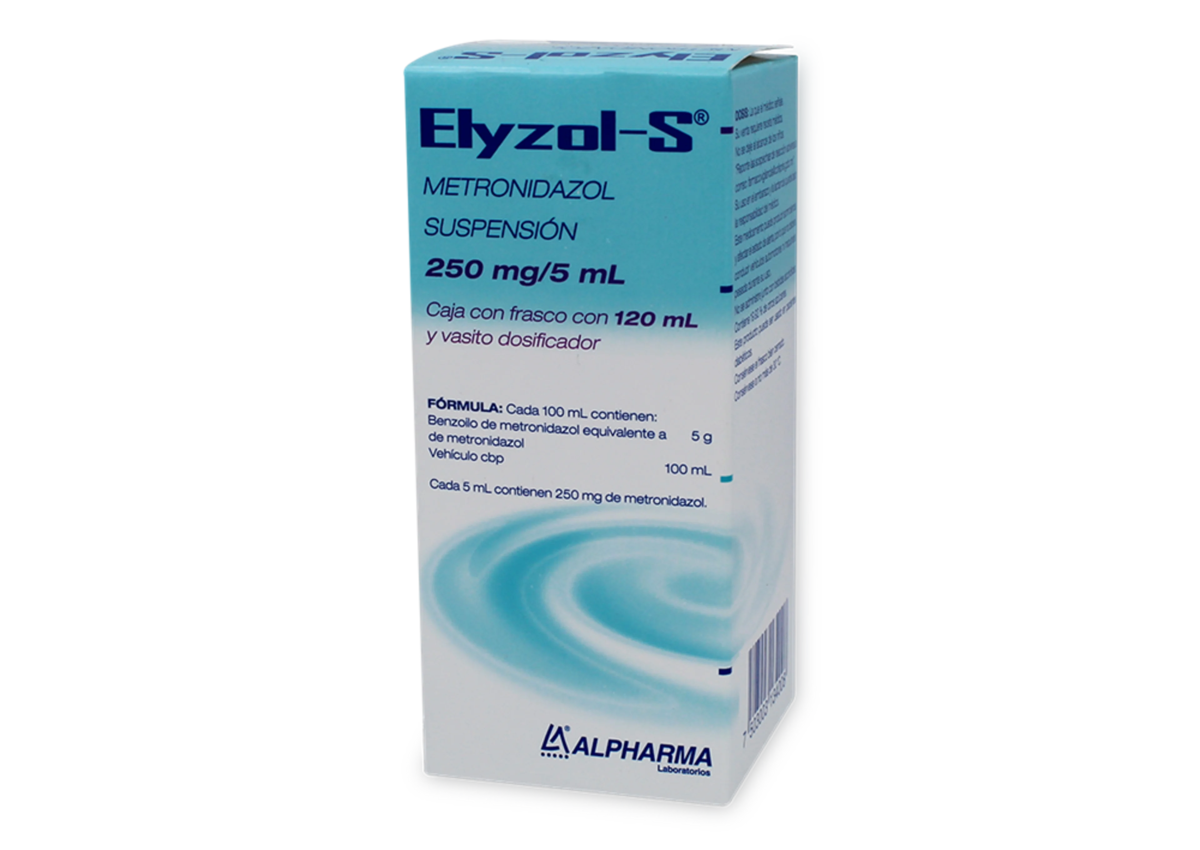 Elyzol-A Metronidazol 250 Mg Suspensión Con 120 Ml