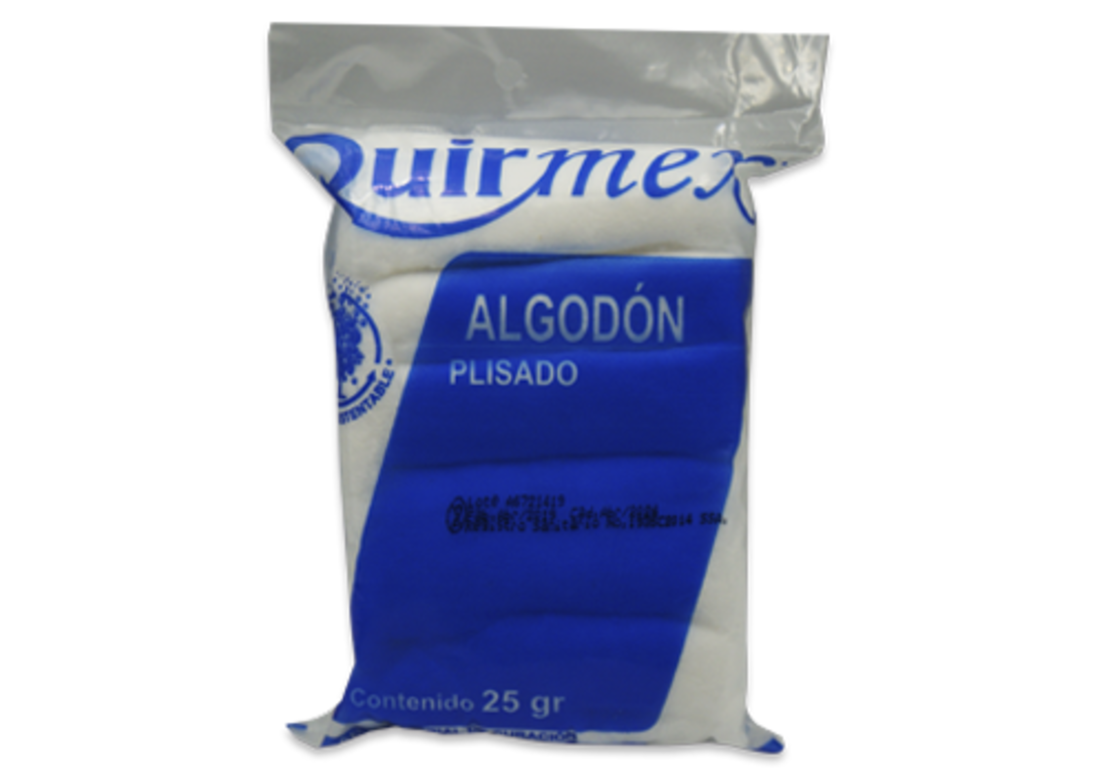 Quirmex Algodón Plisado 25 G