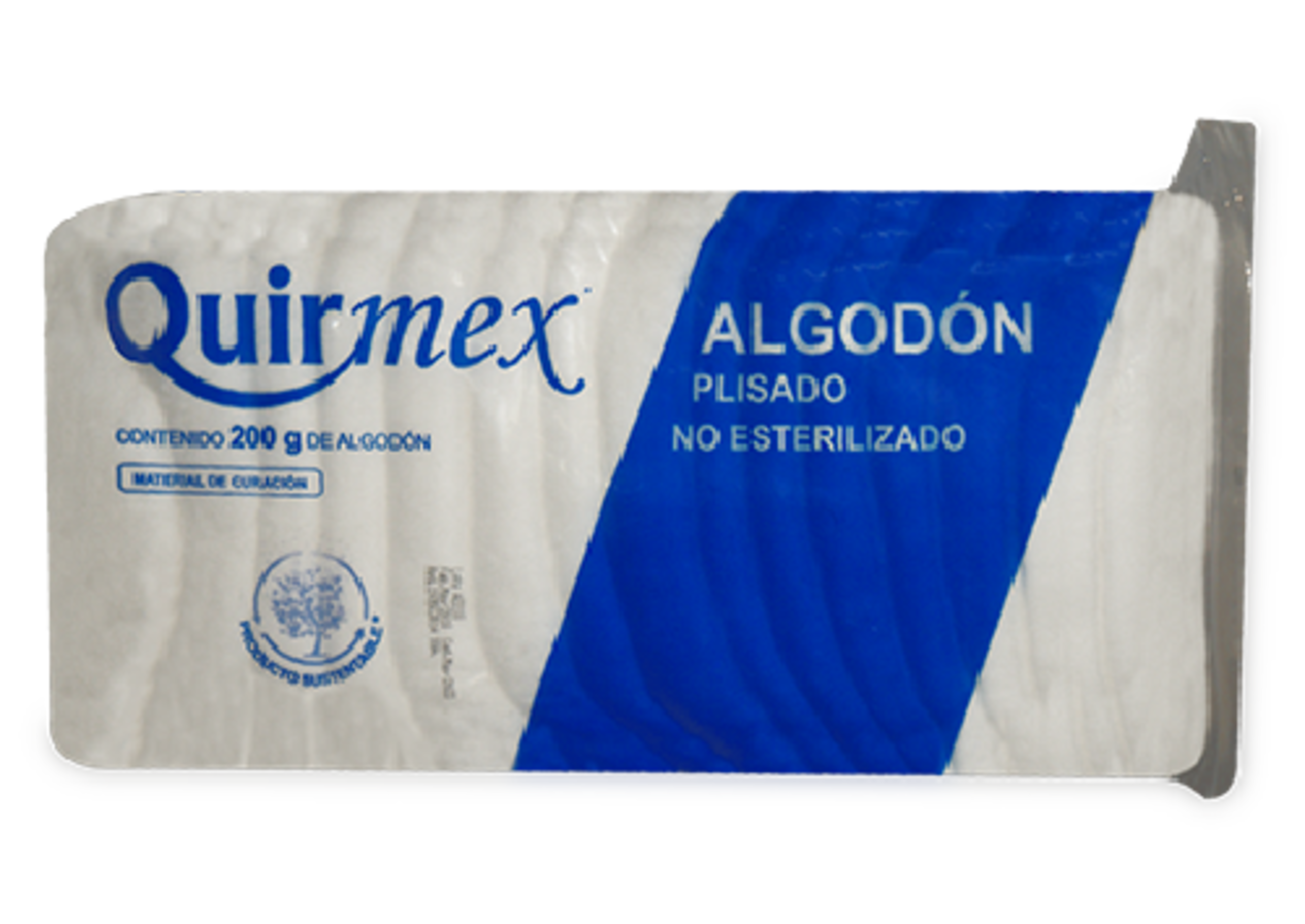 Quirmex Algodón Plisado No Esterilizado 200 G