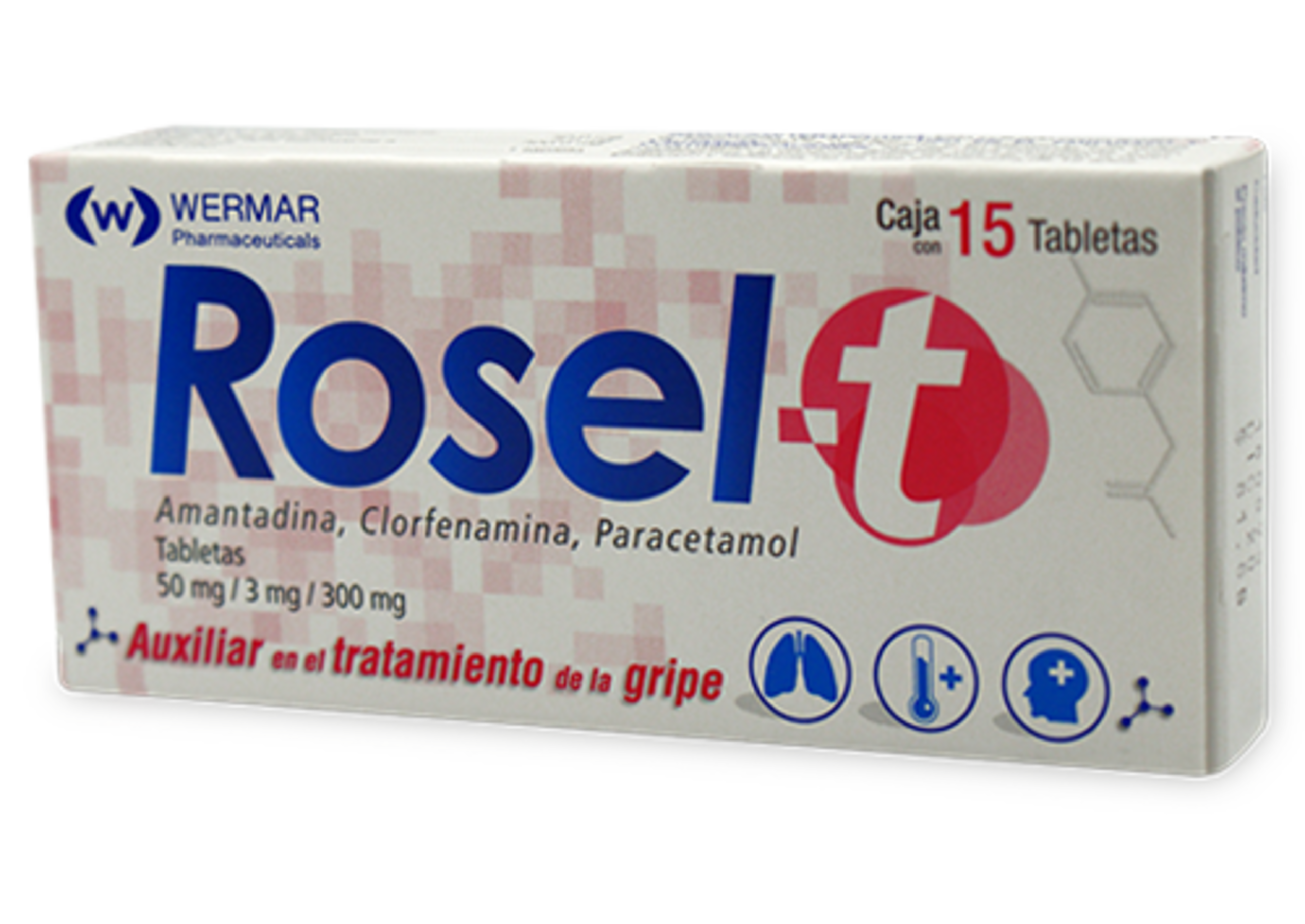 Rosel-T 50/3/300 Mg Con 15 Tabletas