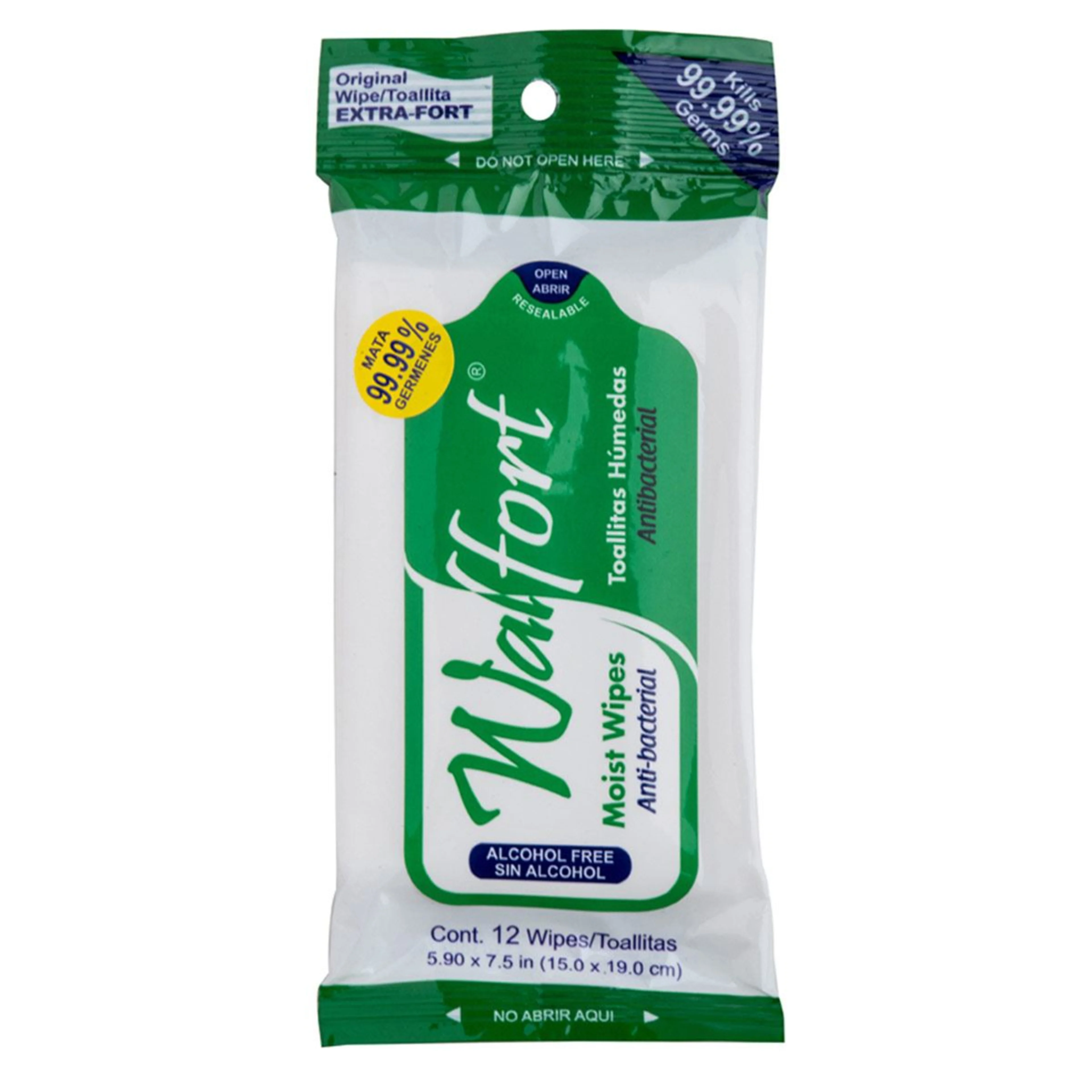 Toallitas Húmedas Antibacteriales 10 Piezas Bolsa