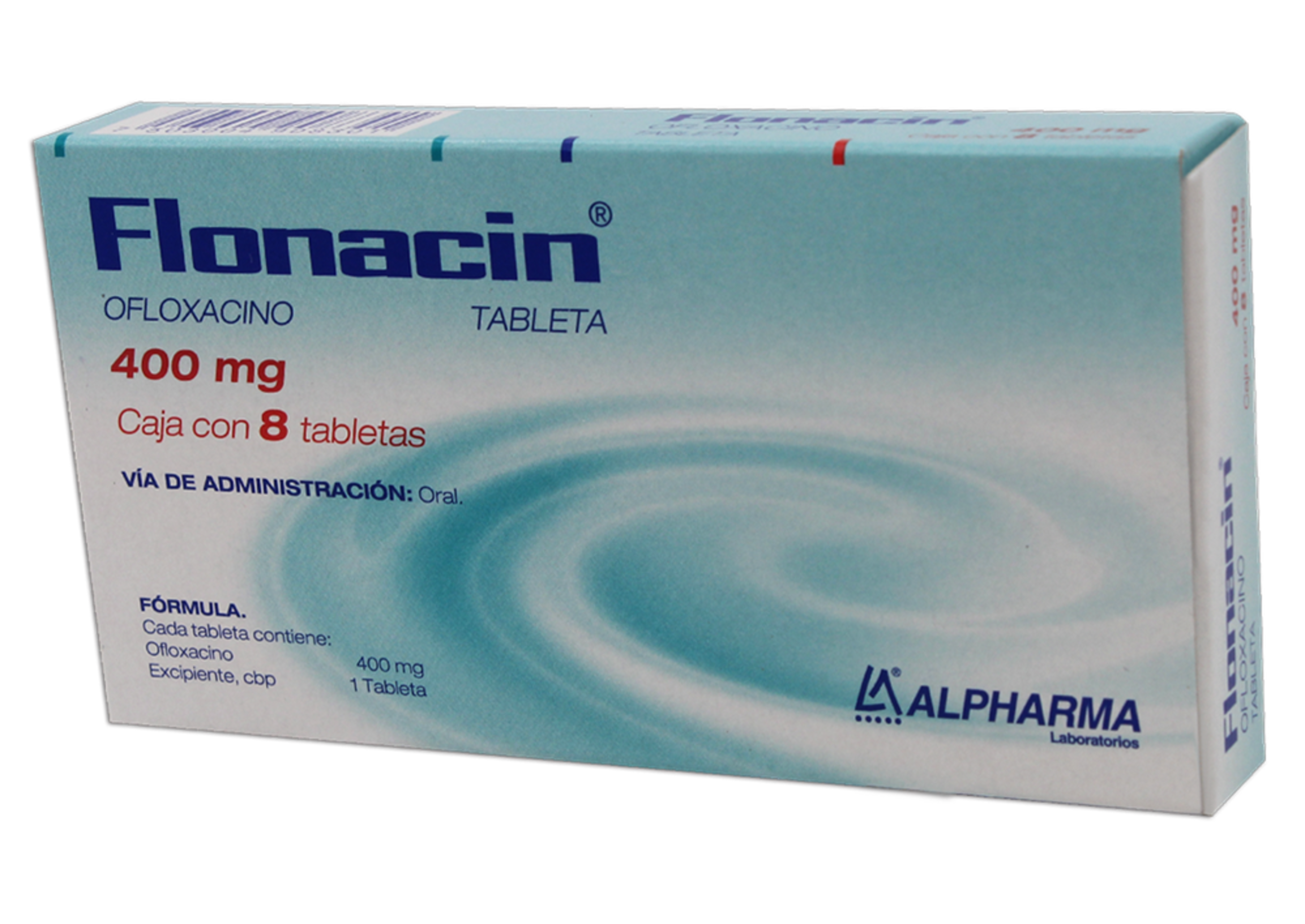 Flonacin Ofloxacina 400 Mg Con 8 Tabletas