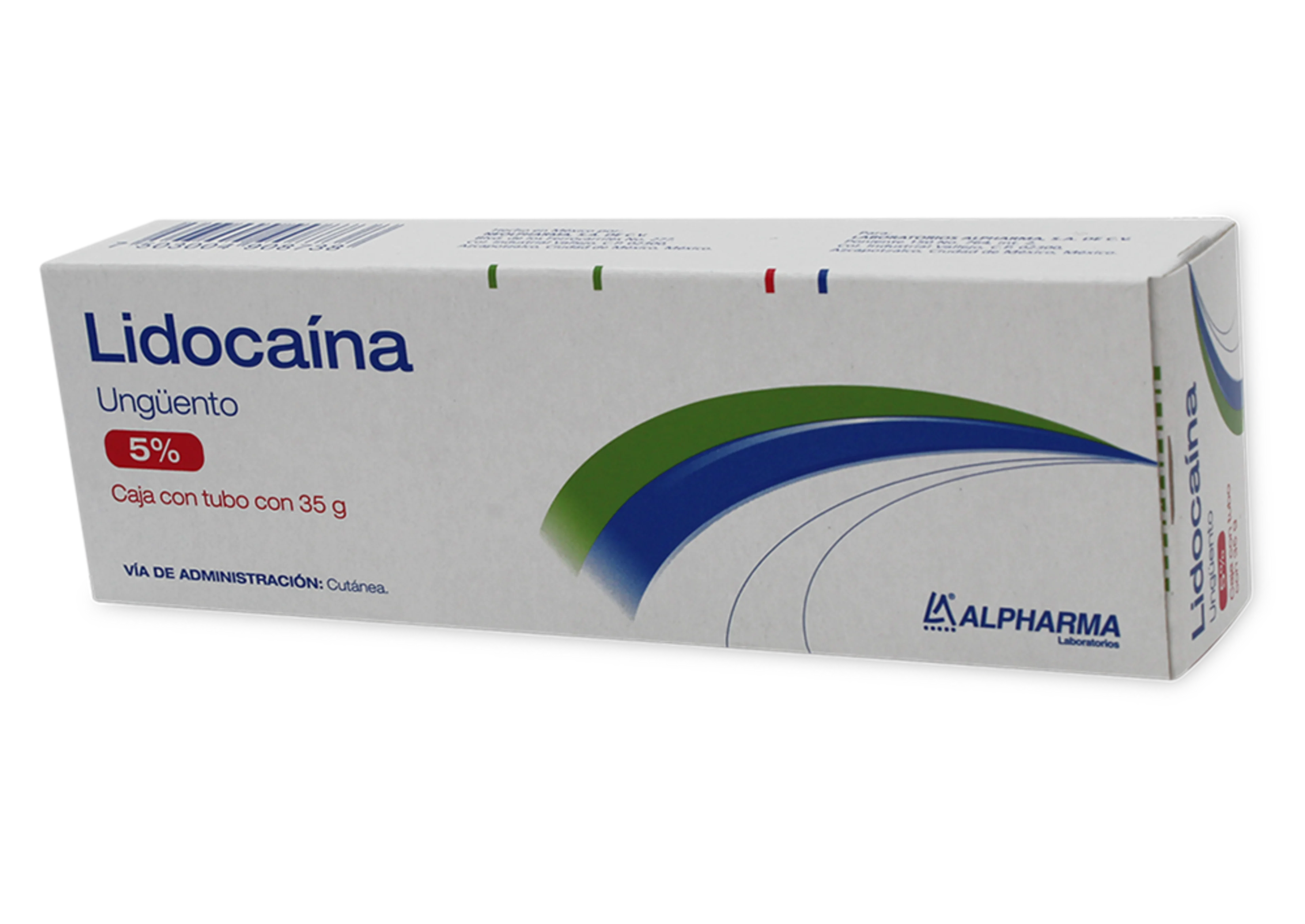Lidocaína 5 % Con 35 G De Ungüento