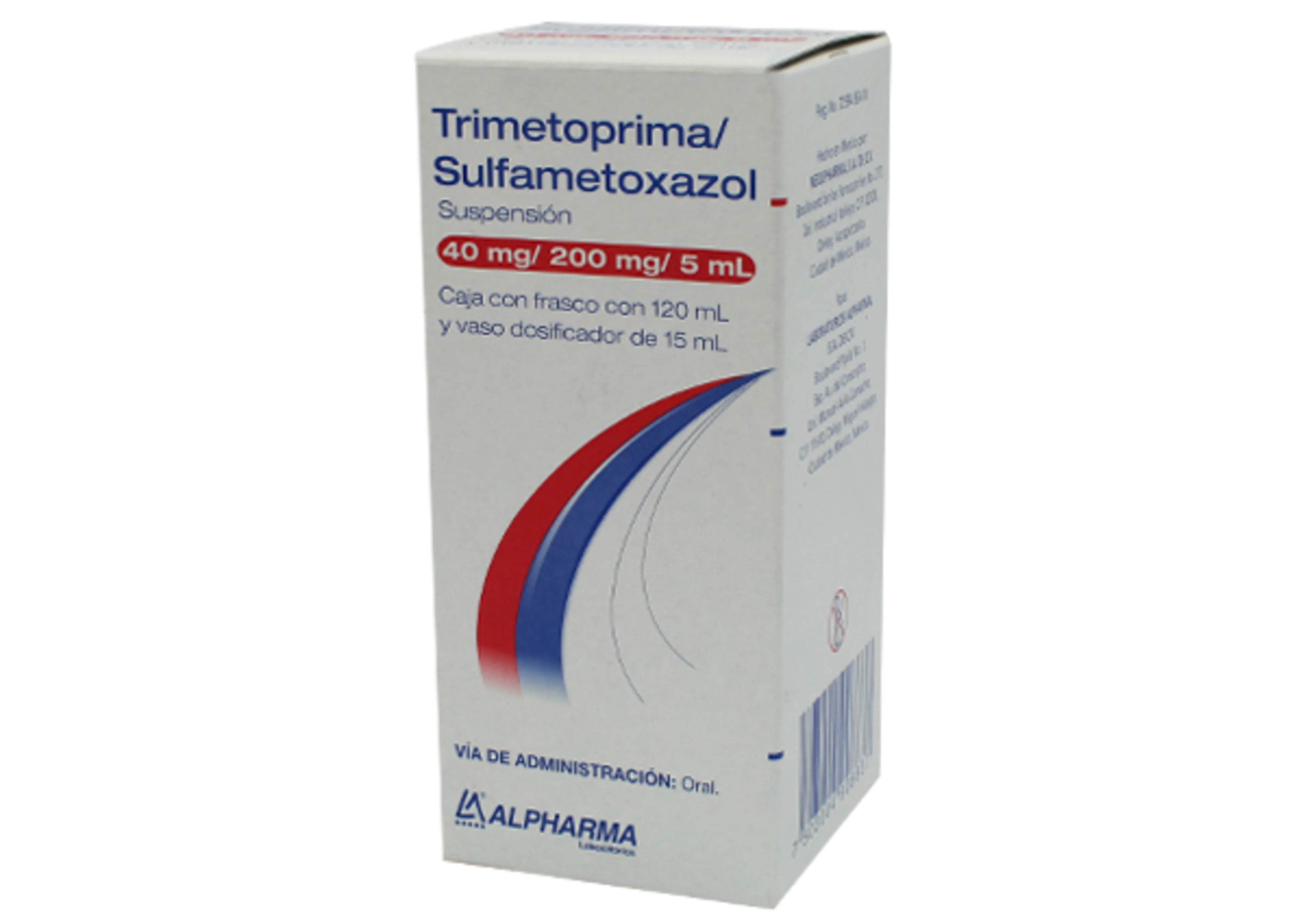 Trimetoprima Sulfametoxazol 40 / 200 Mg Con 120 Ml De Suspensión Oral