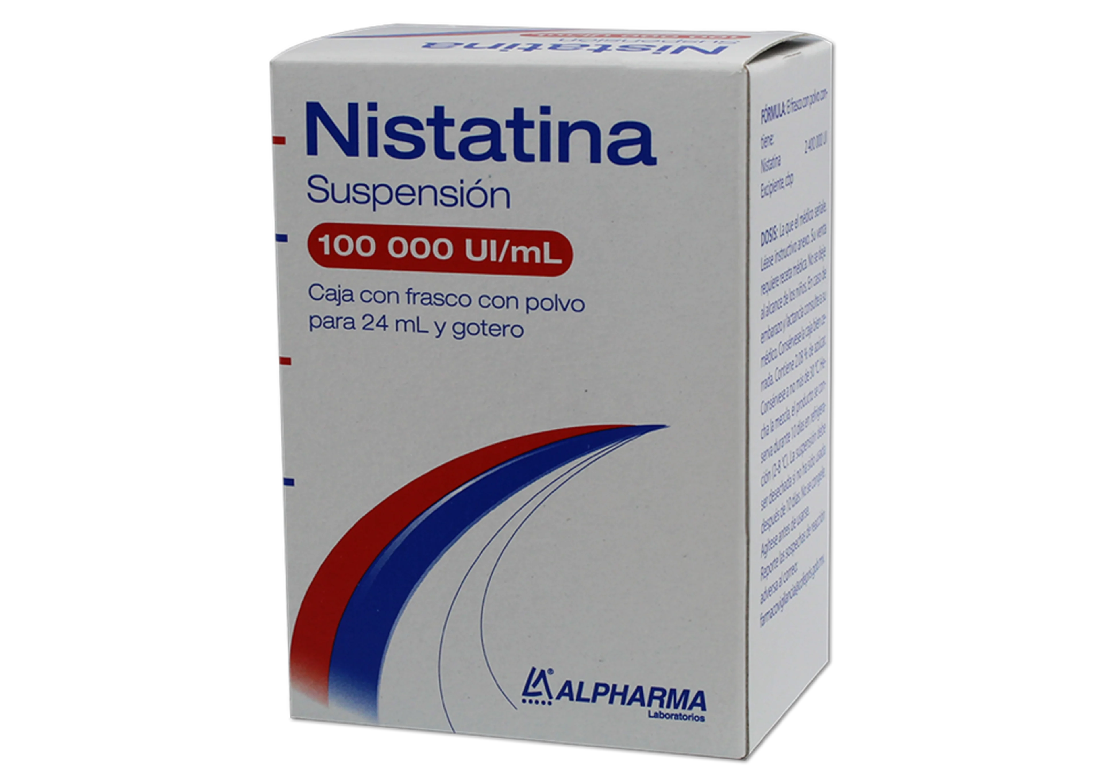 Nistatina 100 000 Ui Suspensión Con 24 Ml