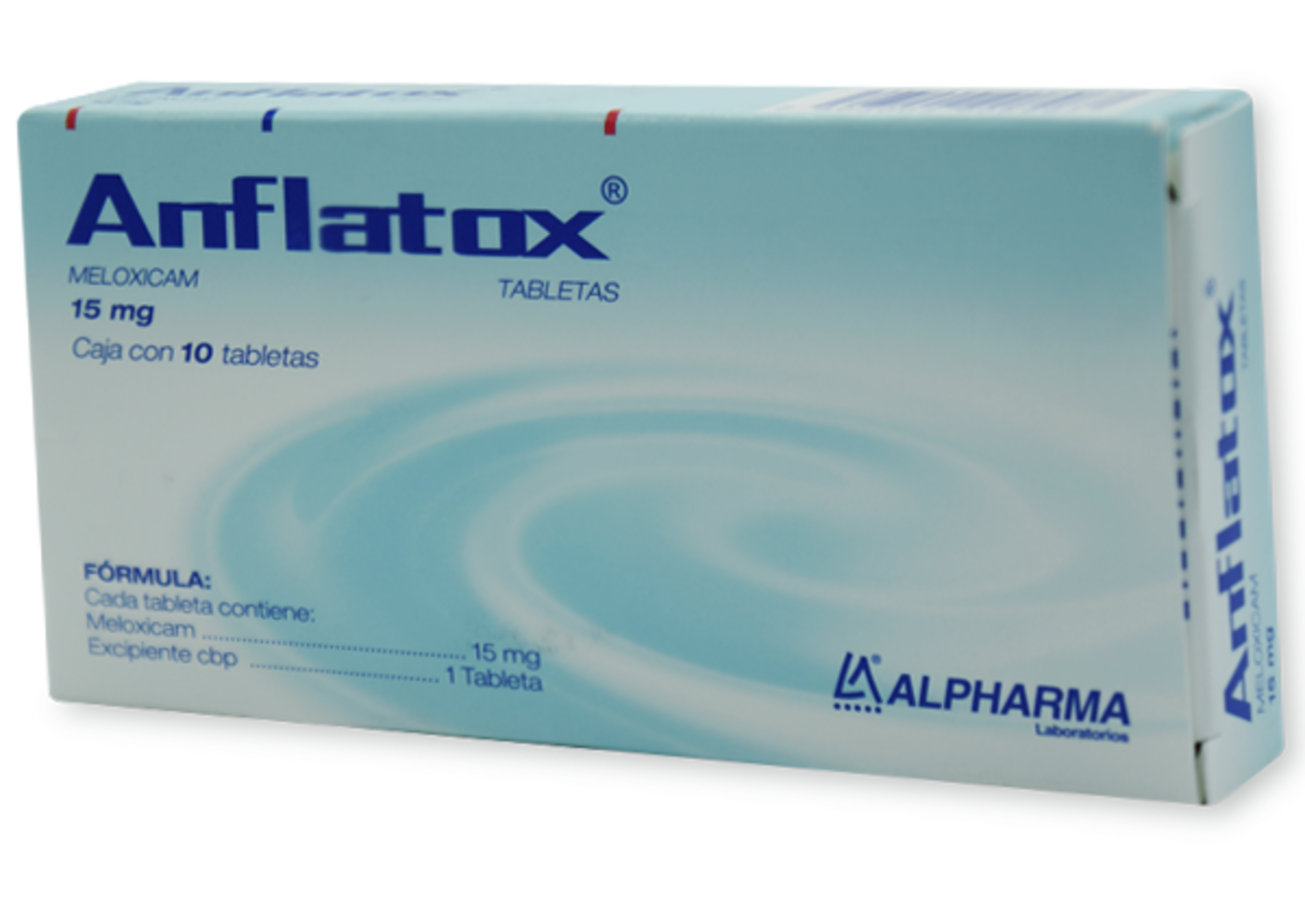 Anflatox 15 Mg Con 10 Tabletas
