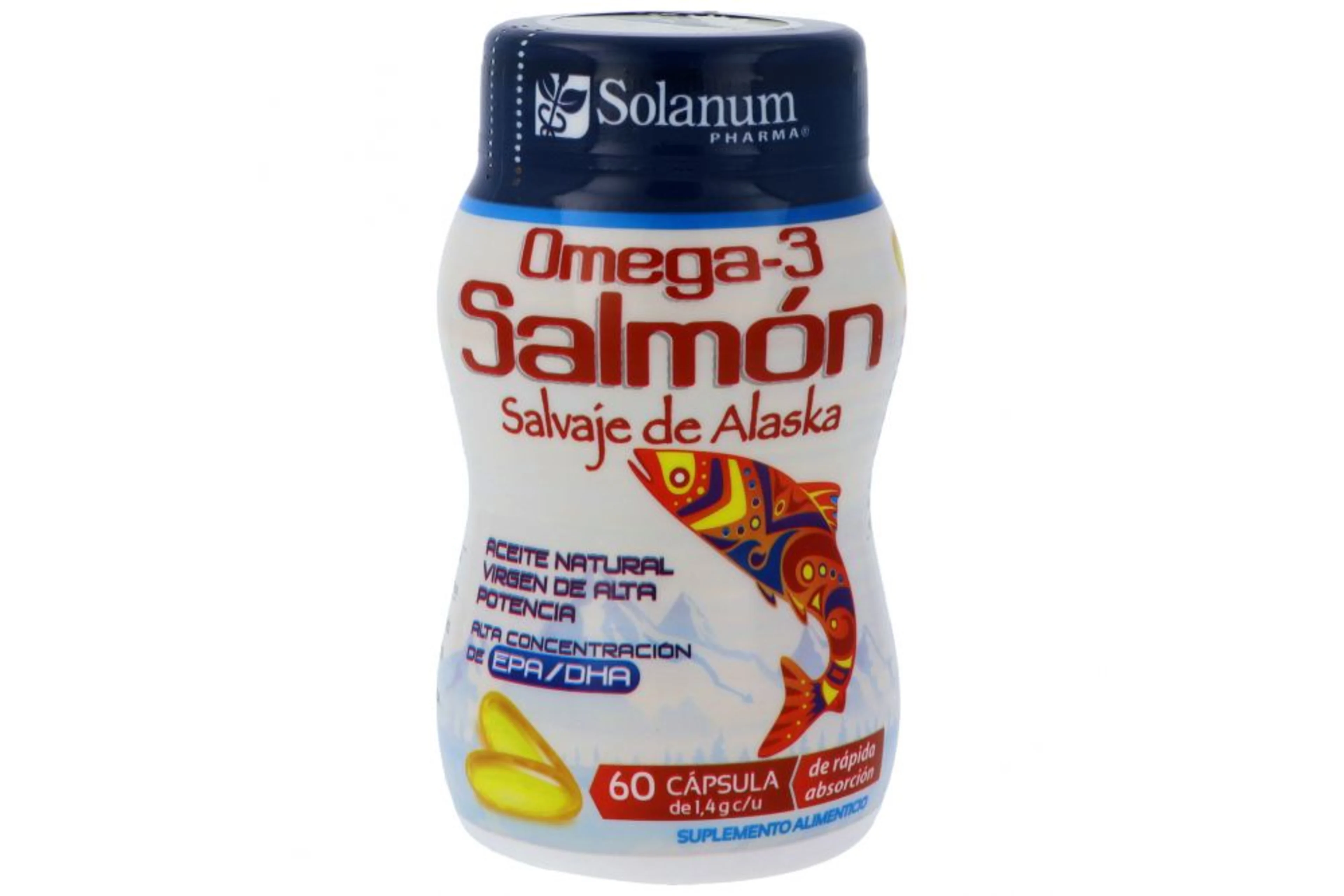 Solanum Omega 3 Salmón Salvaje con 60 Cápsulas