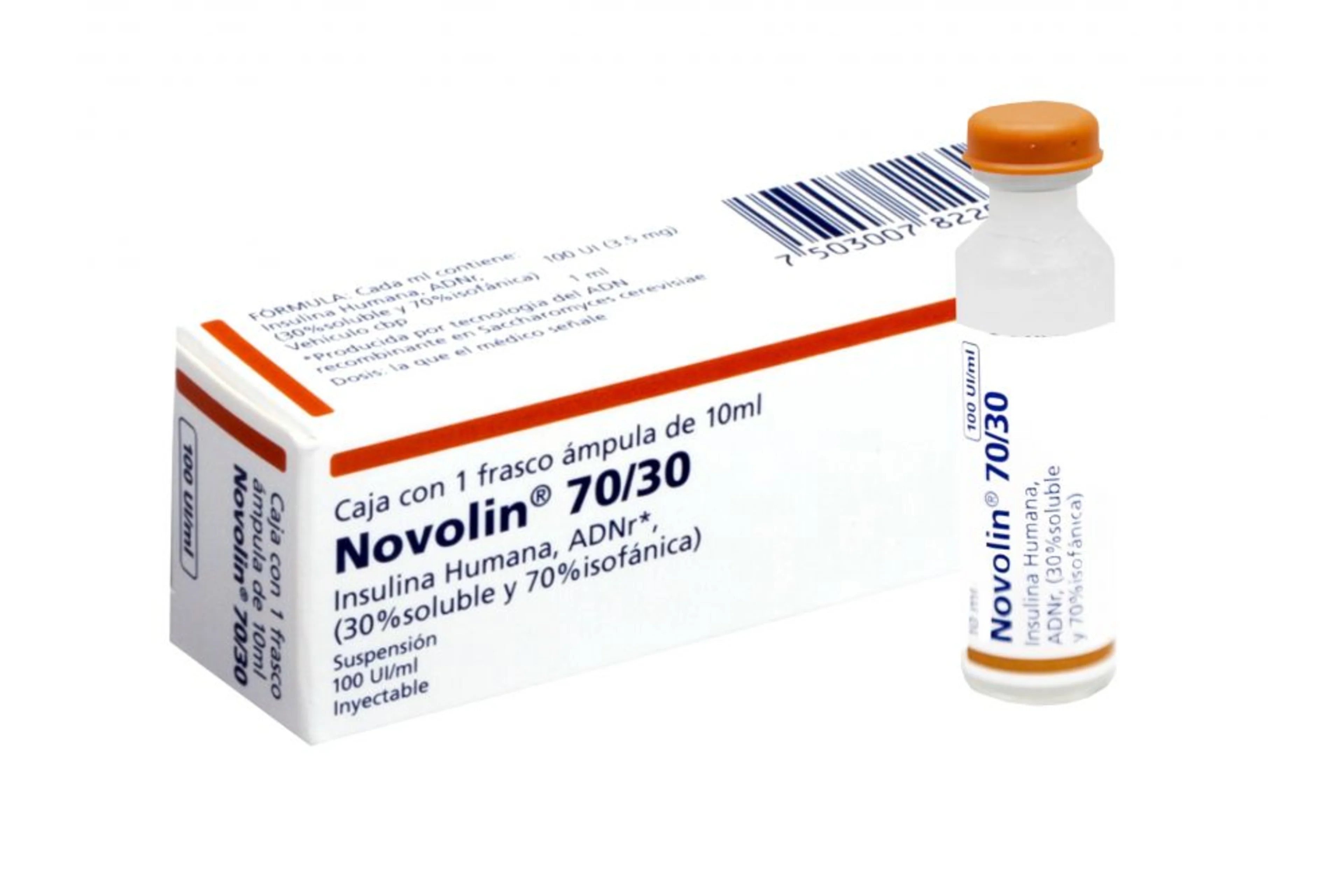Novolin insulina humana 100 ui con 1 ámpula