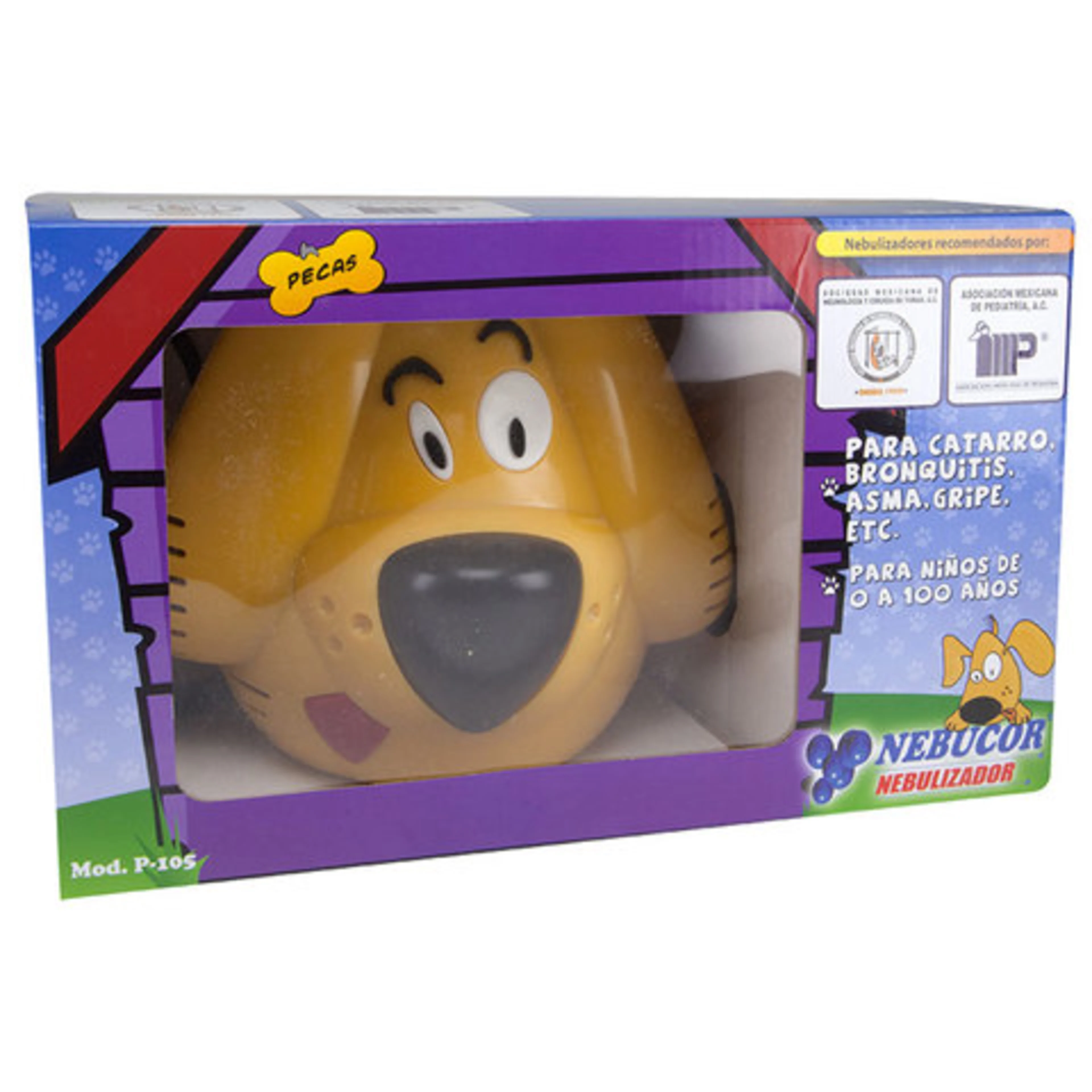 Nebulizador Nebucor P-105 con mascarilla infantil con 1 pieza