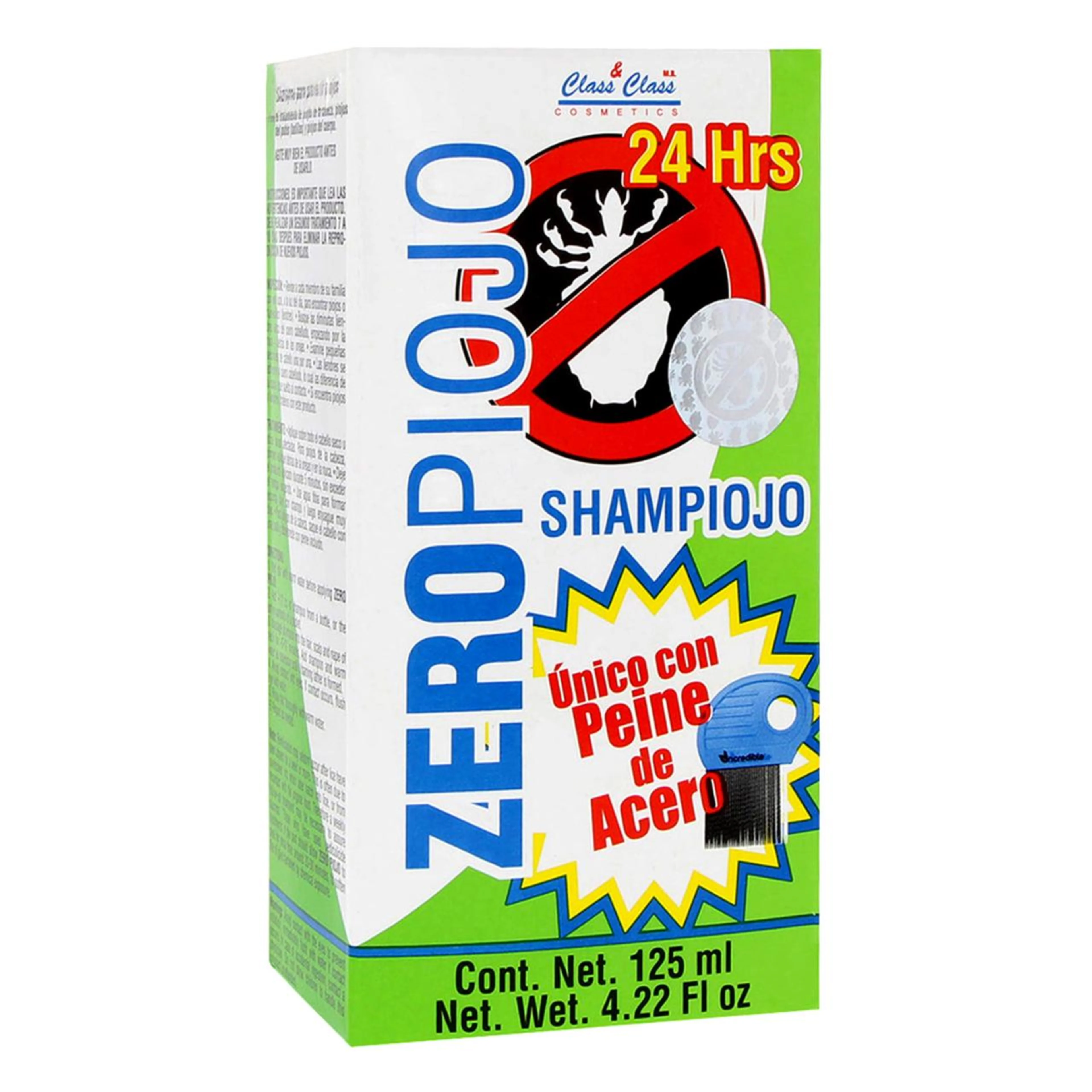 Shampoo class & class zero piojo para prevenir piojos 125 ml.