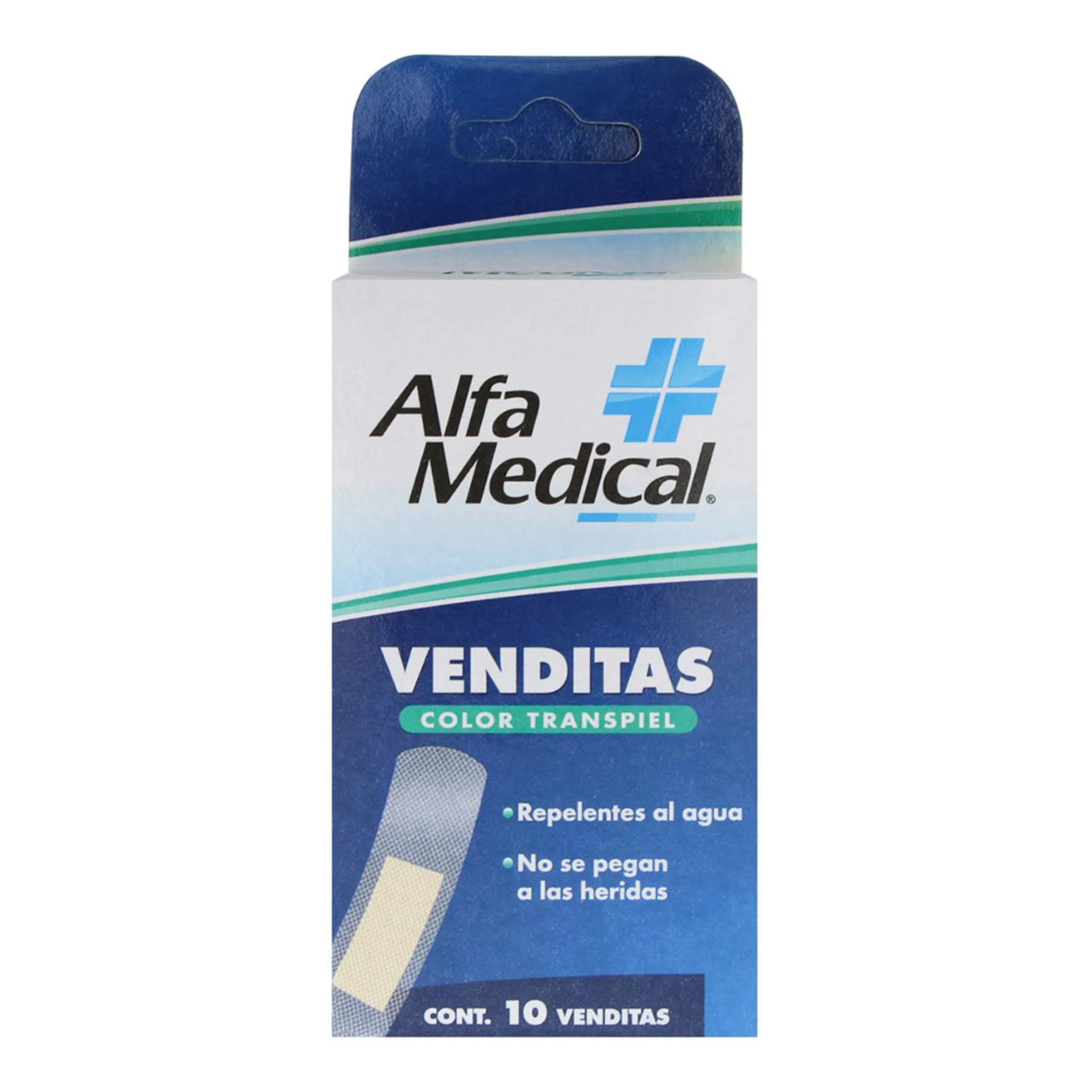 Venditas alfa medical transpiel 10pzas