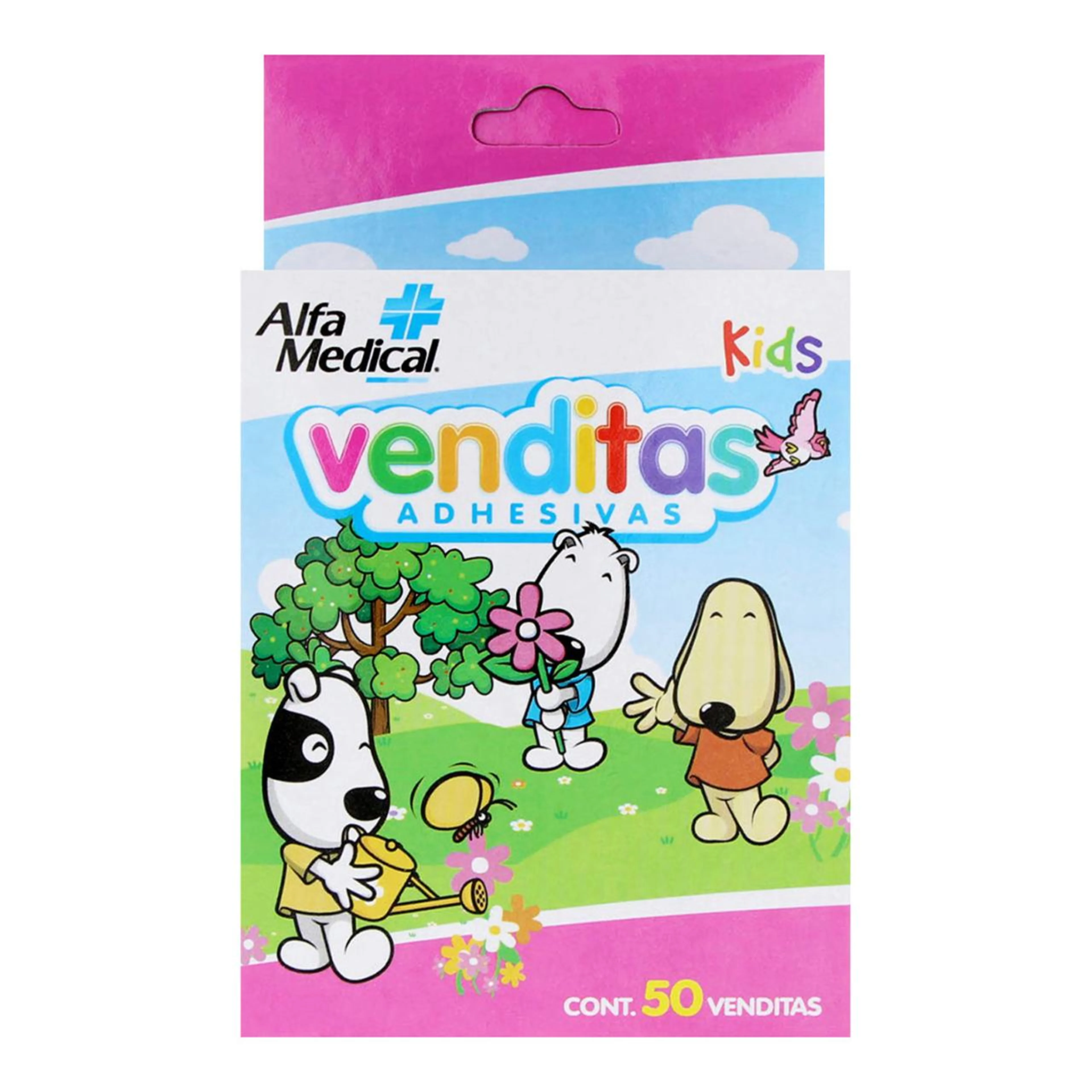 Alfa Medical Bandas Adhesiva Kids 50 Piezas