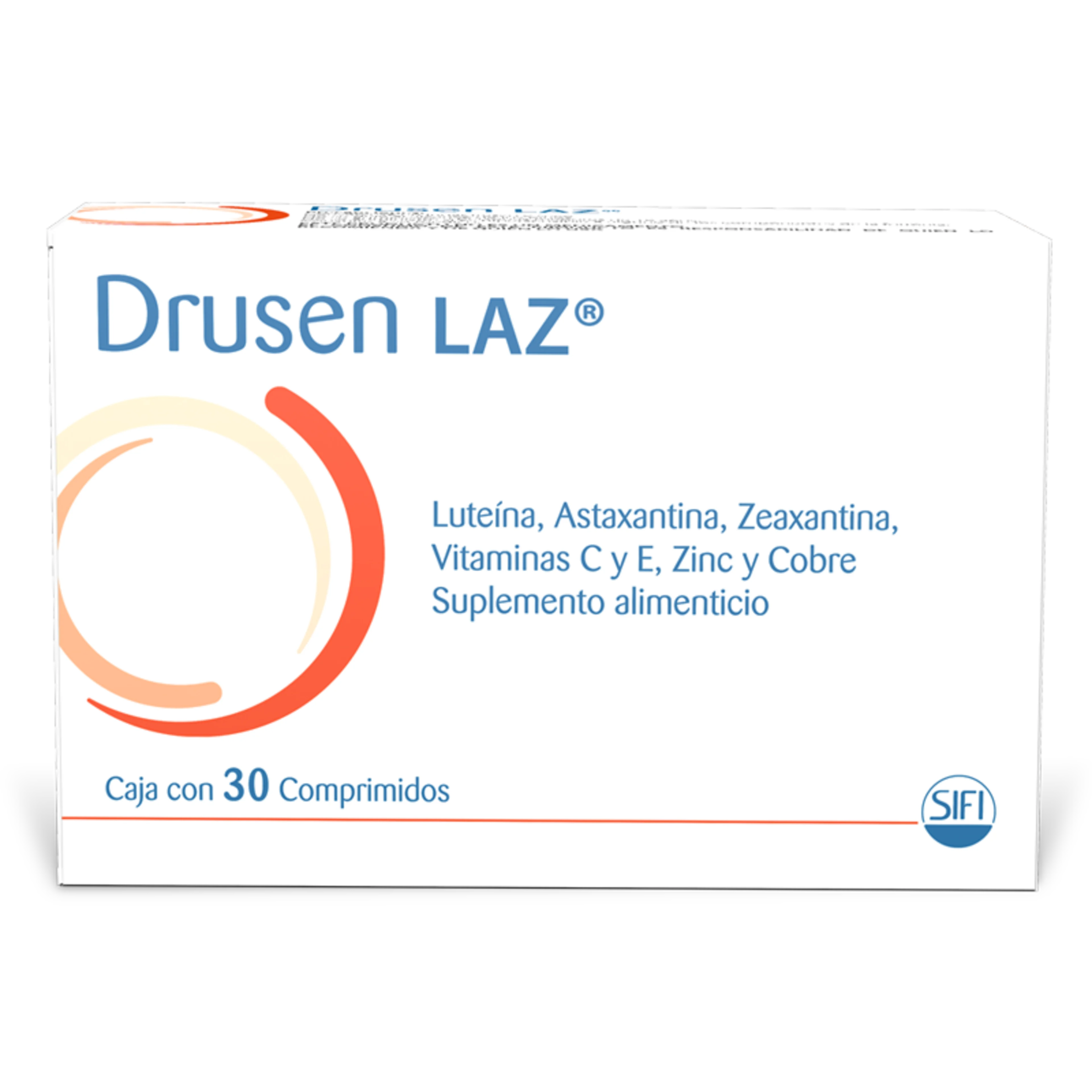 Drusen Laz con 30 Comprimidos