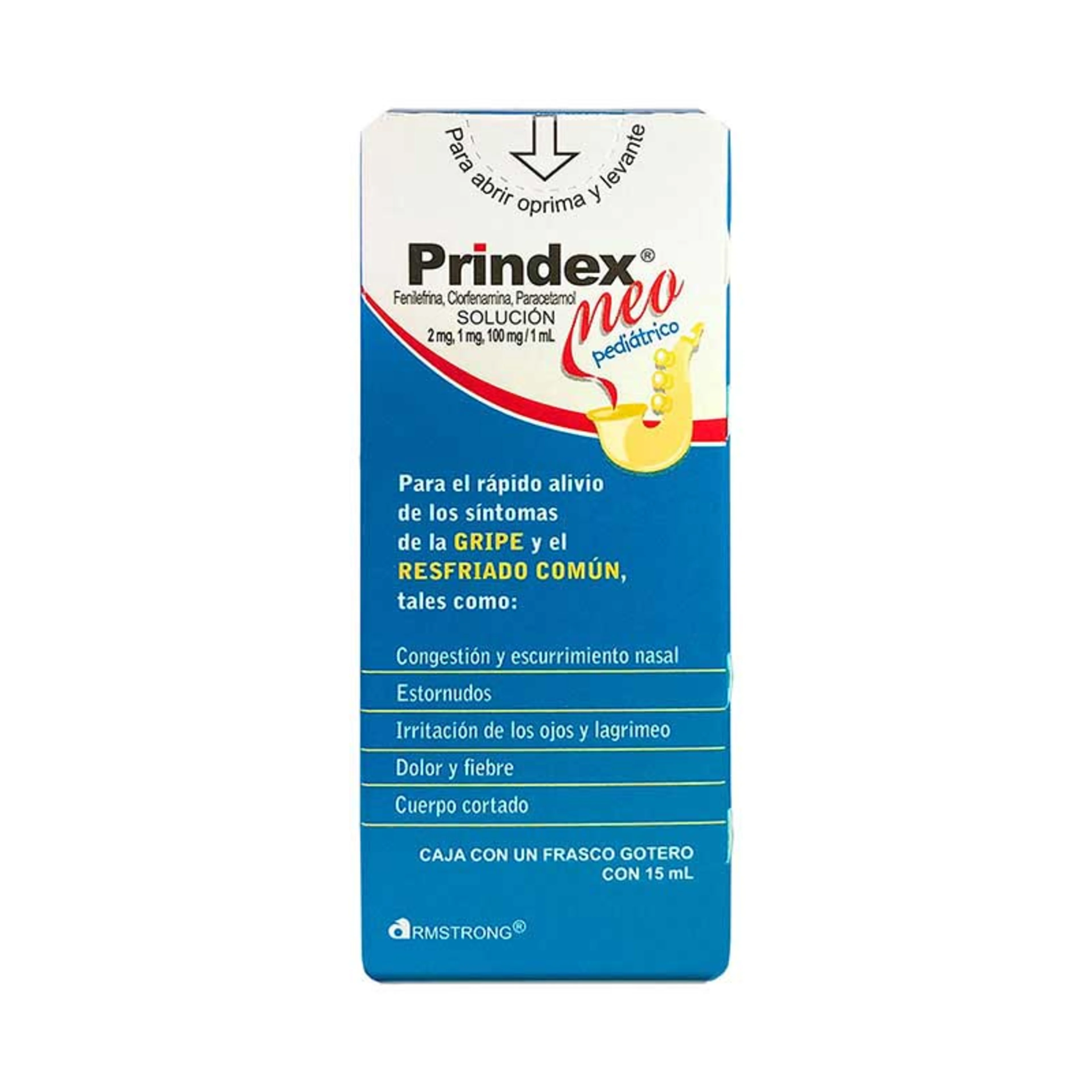 Prindex Neo Pediátrico 2/1/100 Mg Con 15 Ml De Solución