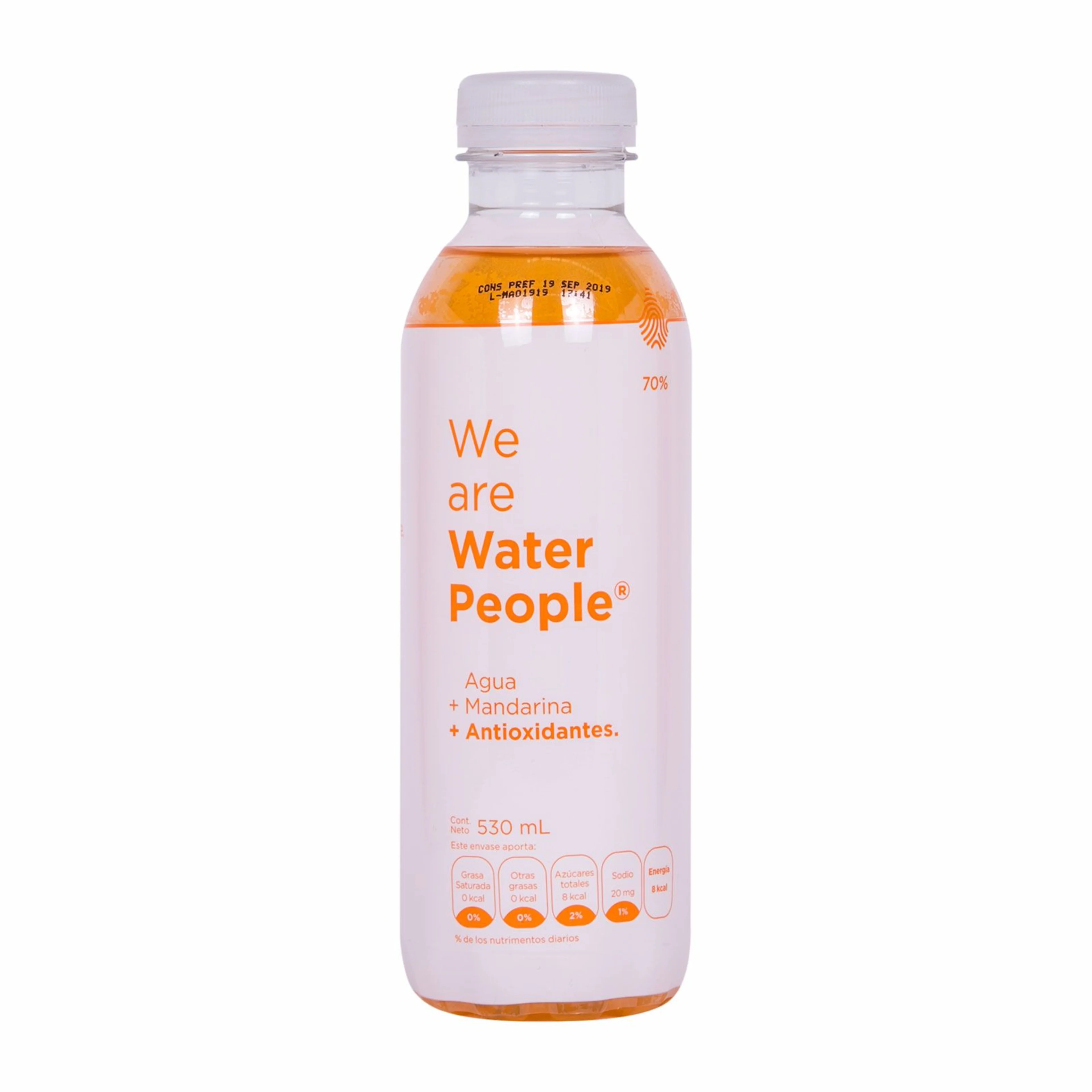 Water people agua sabor mandarina 530 ml