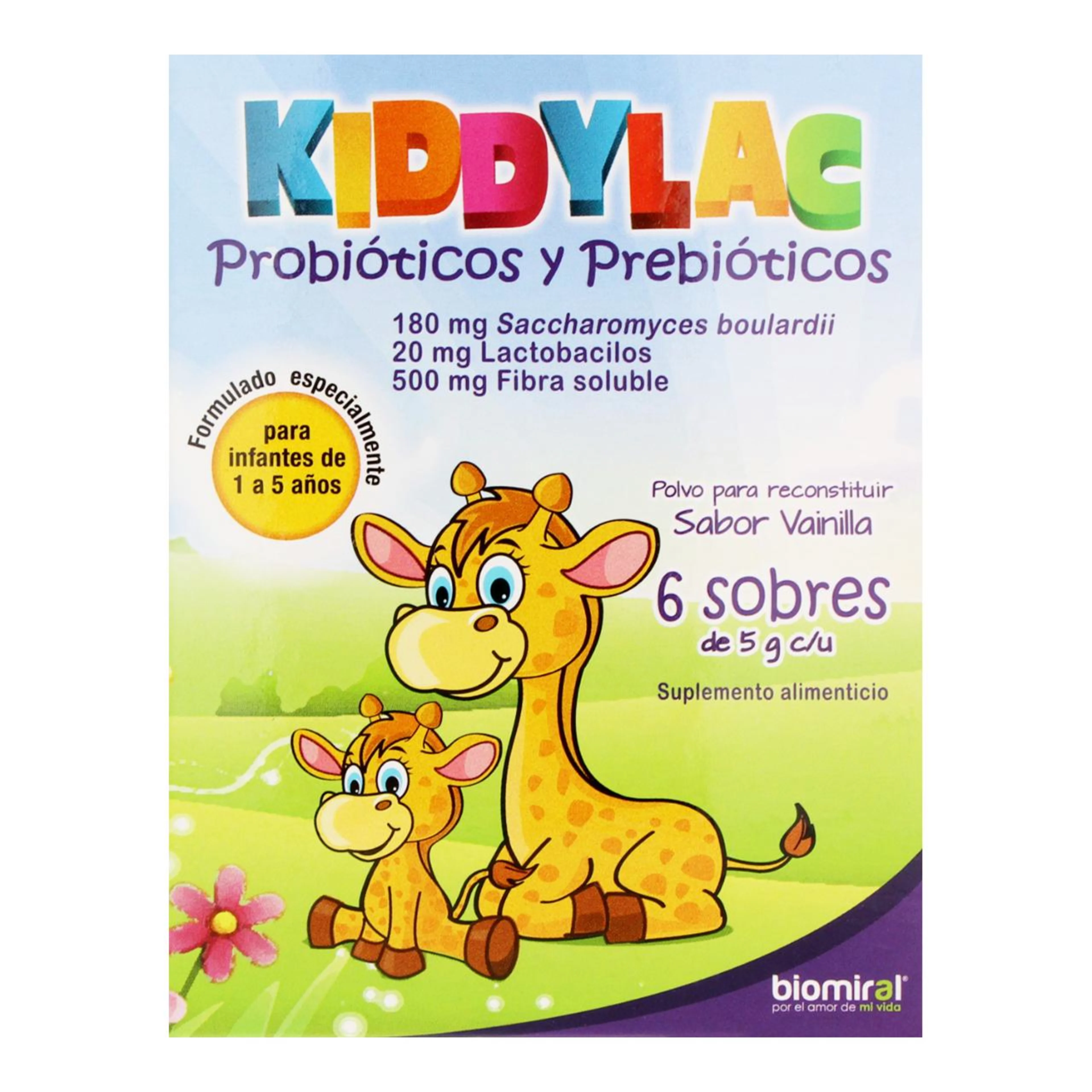 Kiddylac con 6 Sobres