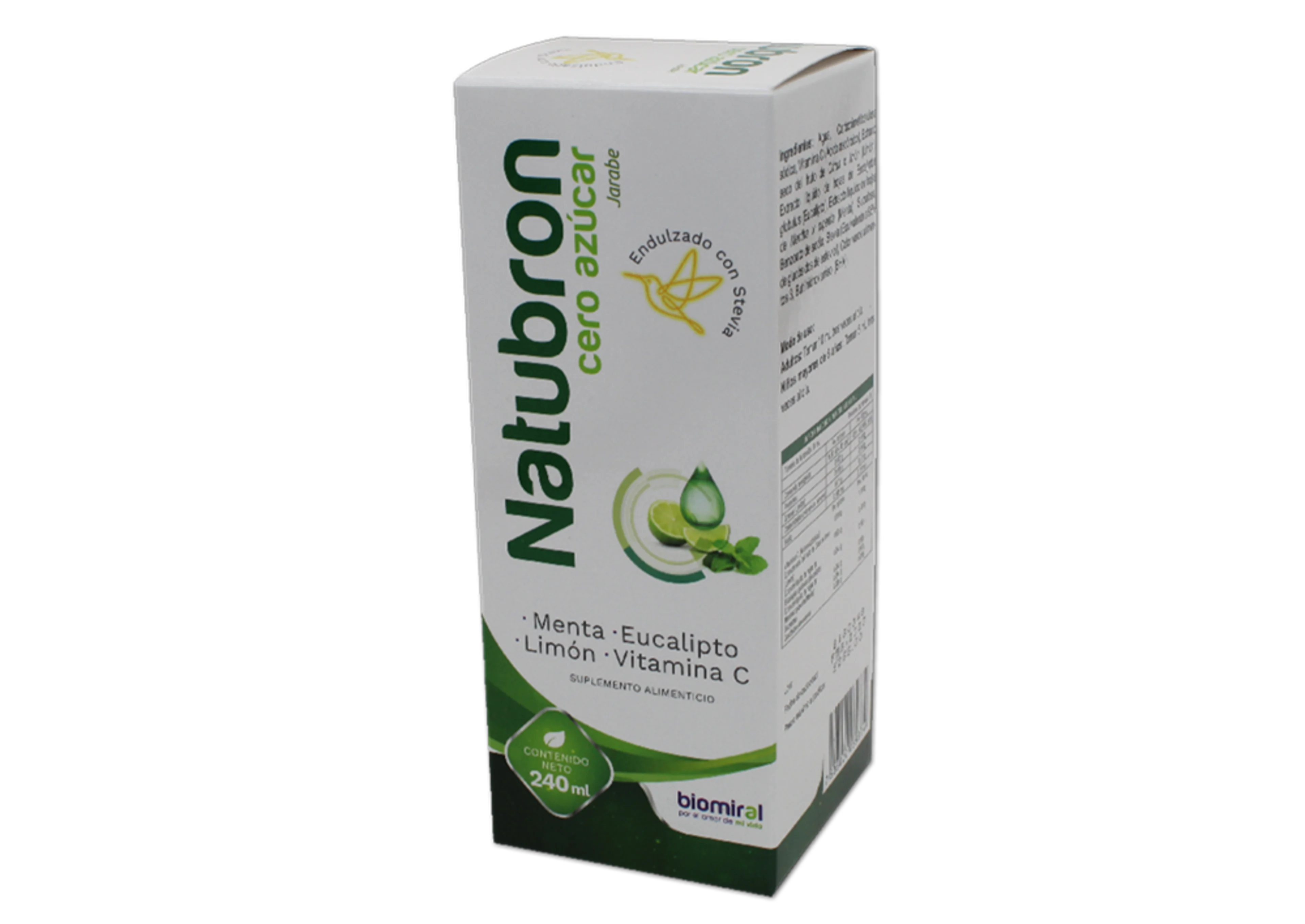 Natubron Cero Azúcar en Jarabe de 240 ml