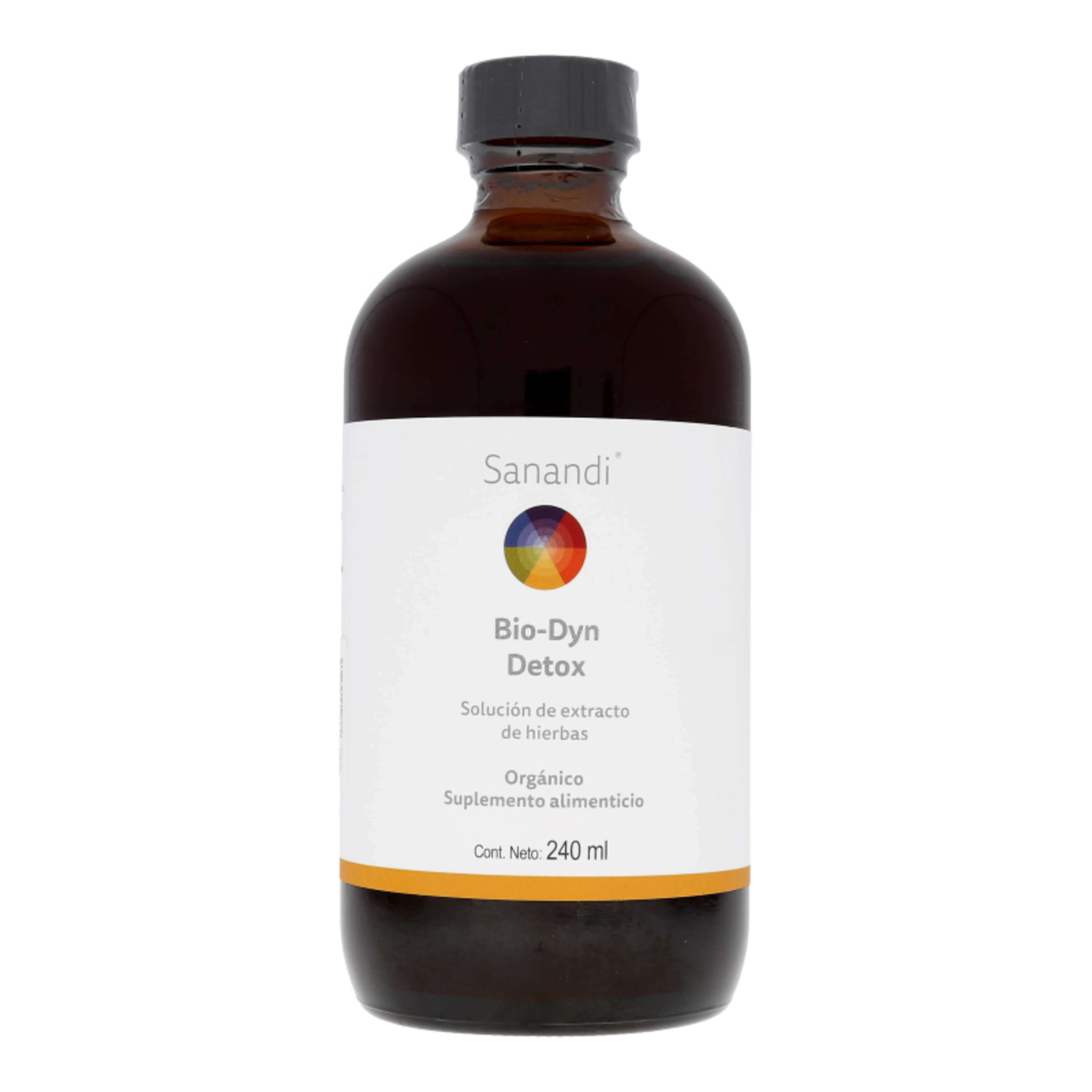 Bio-dyn detox extracto de hierbas orgánico (genciana estafiate jengibre bardana) 240 ml frasco