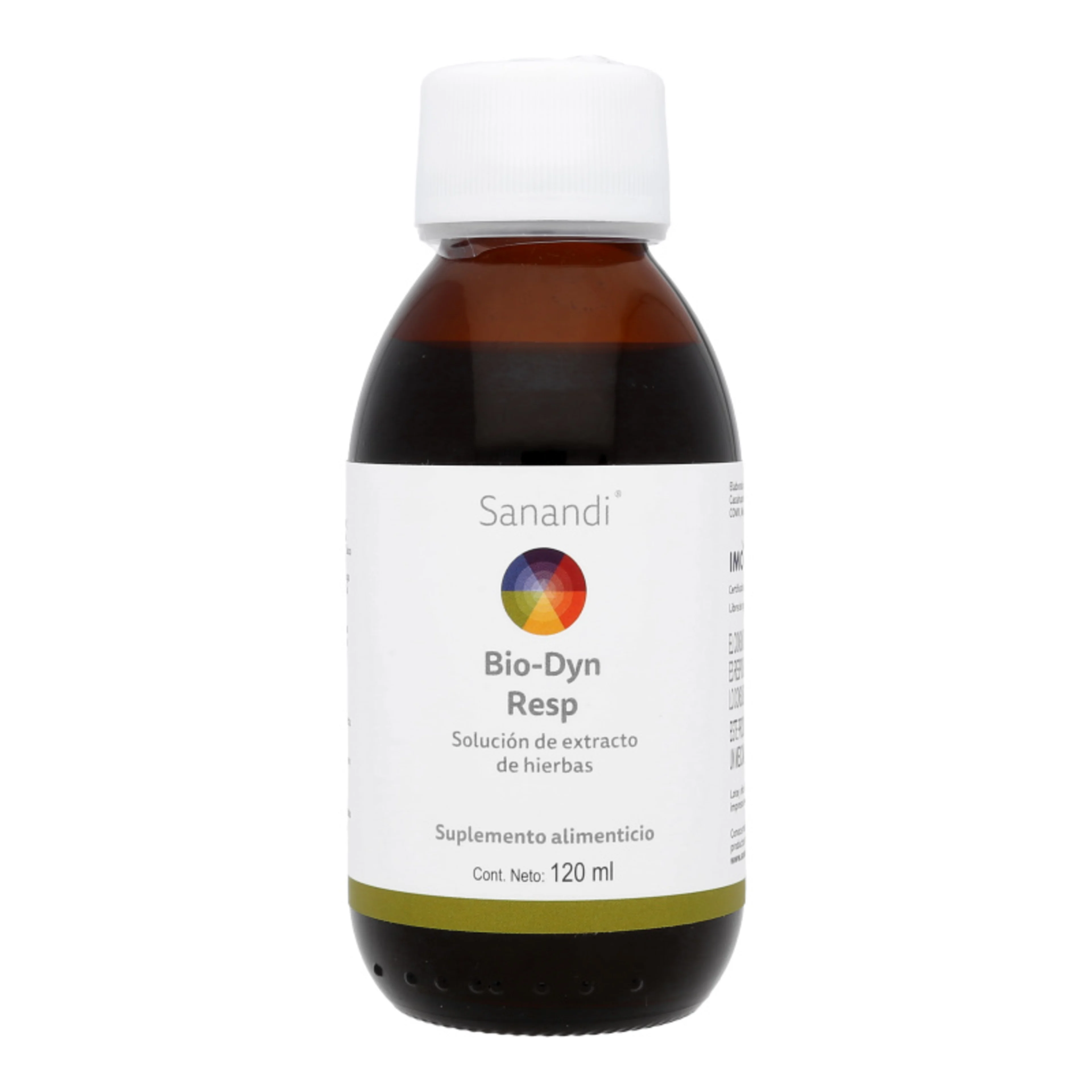 Bio-dyn resp extracto de hierbas orgánico (agua de manantial azúcar de caña borraja) 120 ml frasco