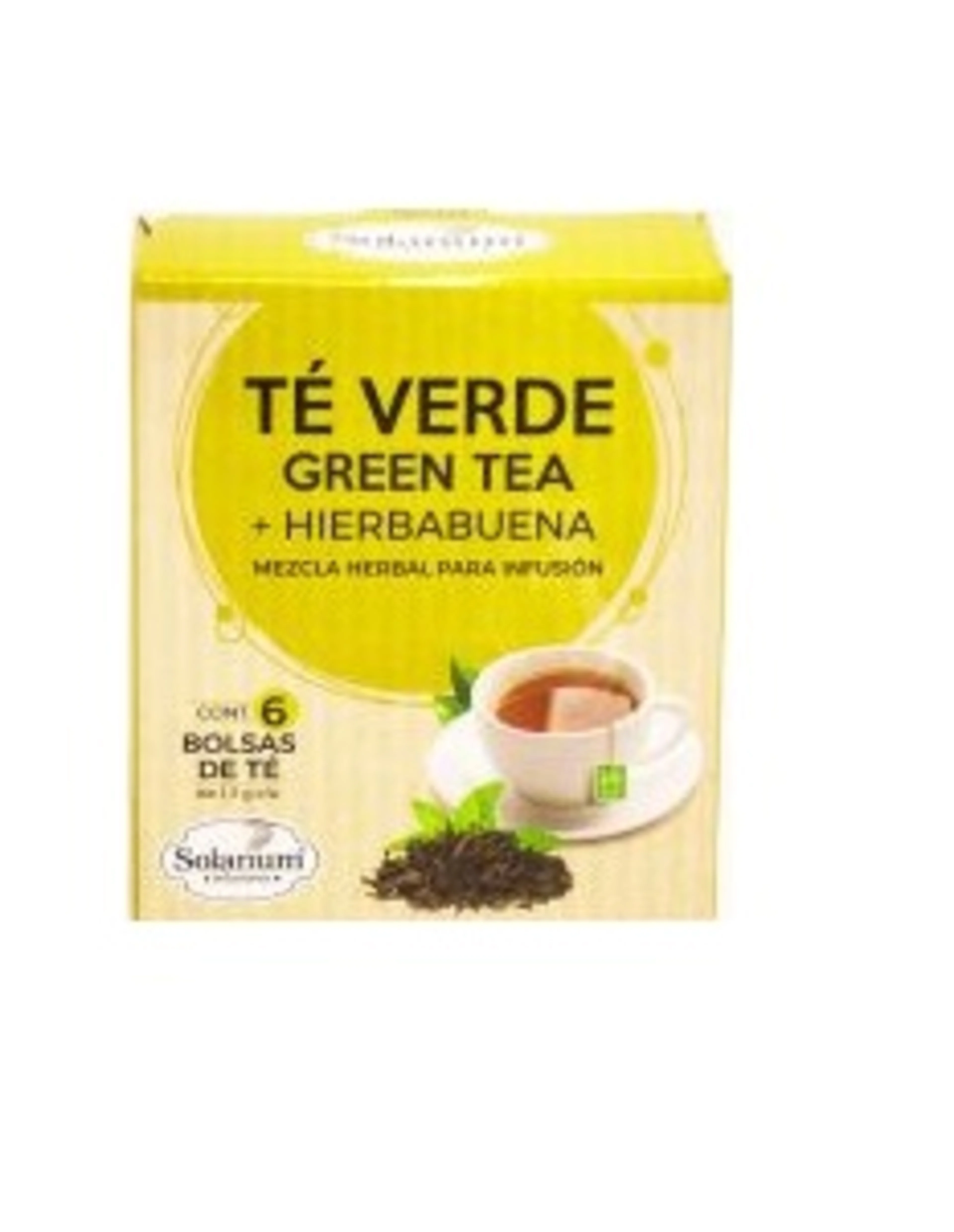Solanum te verde + hierbabuena 6 sobres