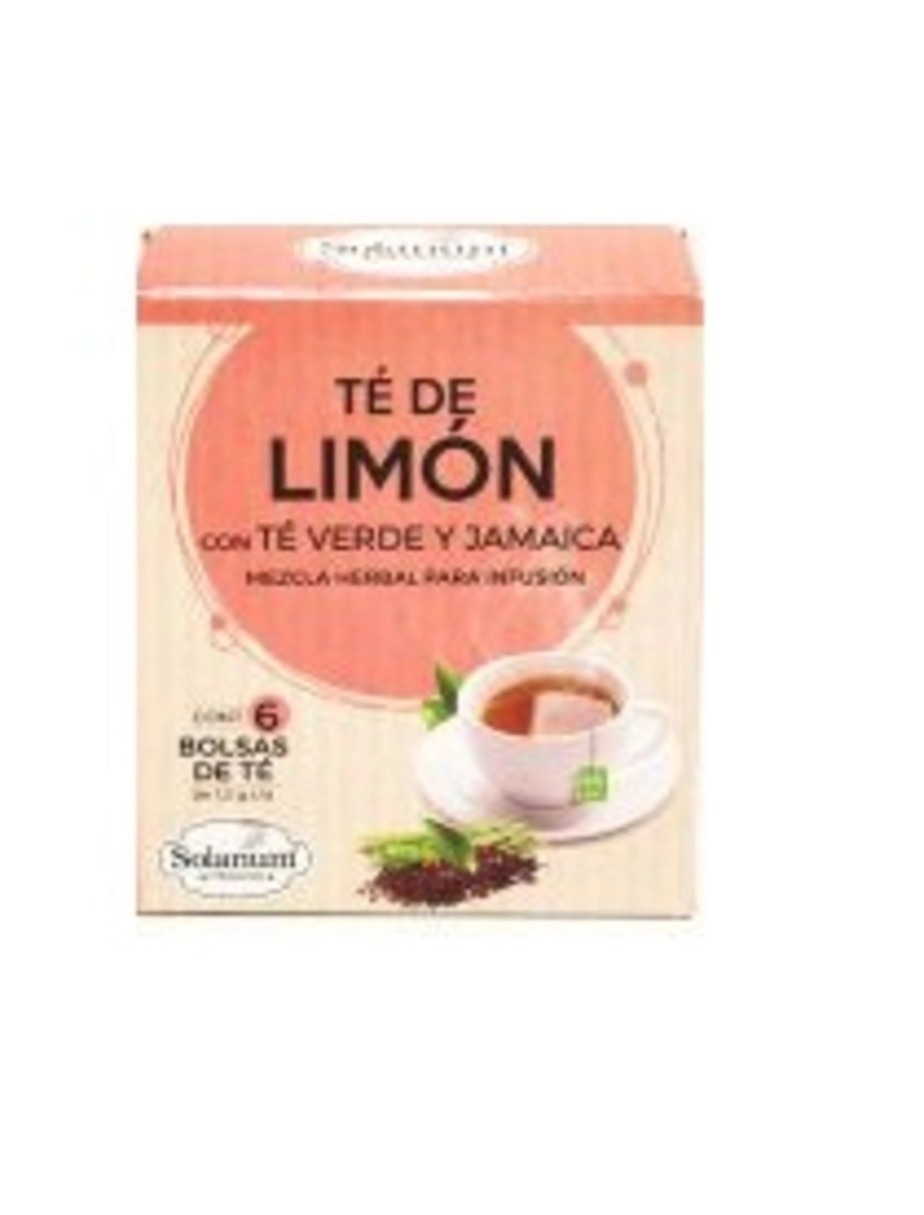 Solanum te de linom + te verde + jamaica 6 sobres