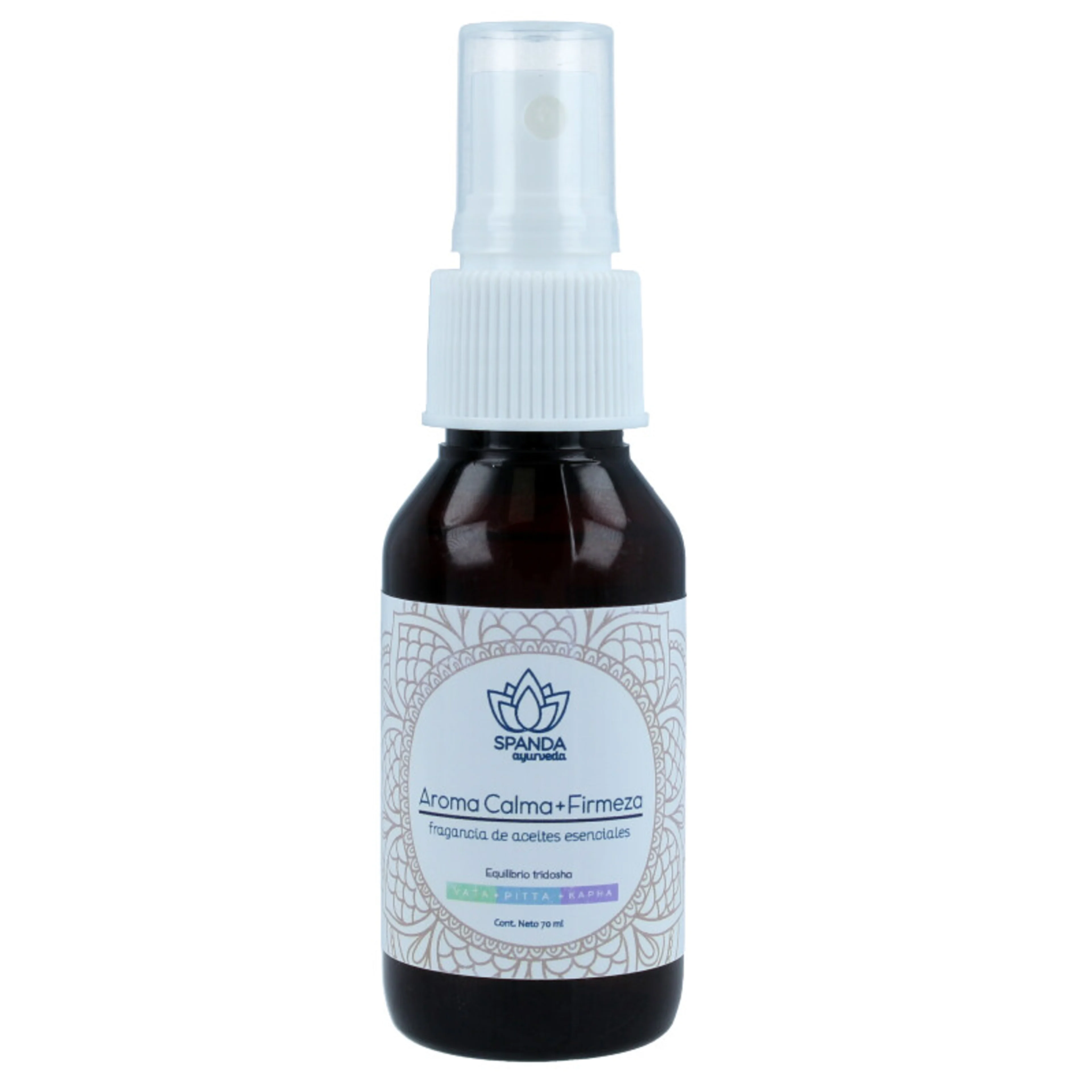 Spanda fragancia de aroma calma+firmeza con lavanda y menta equilibrio tridosha 70 ml spray