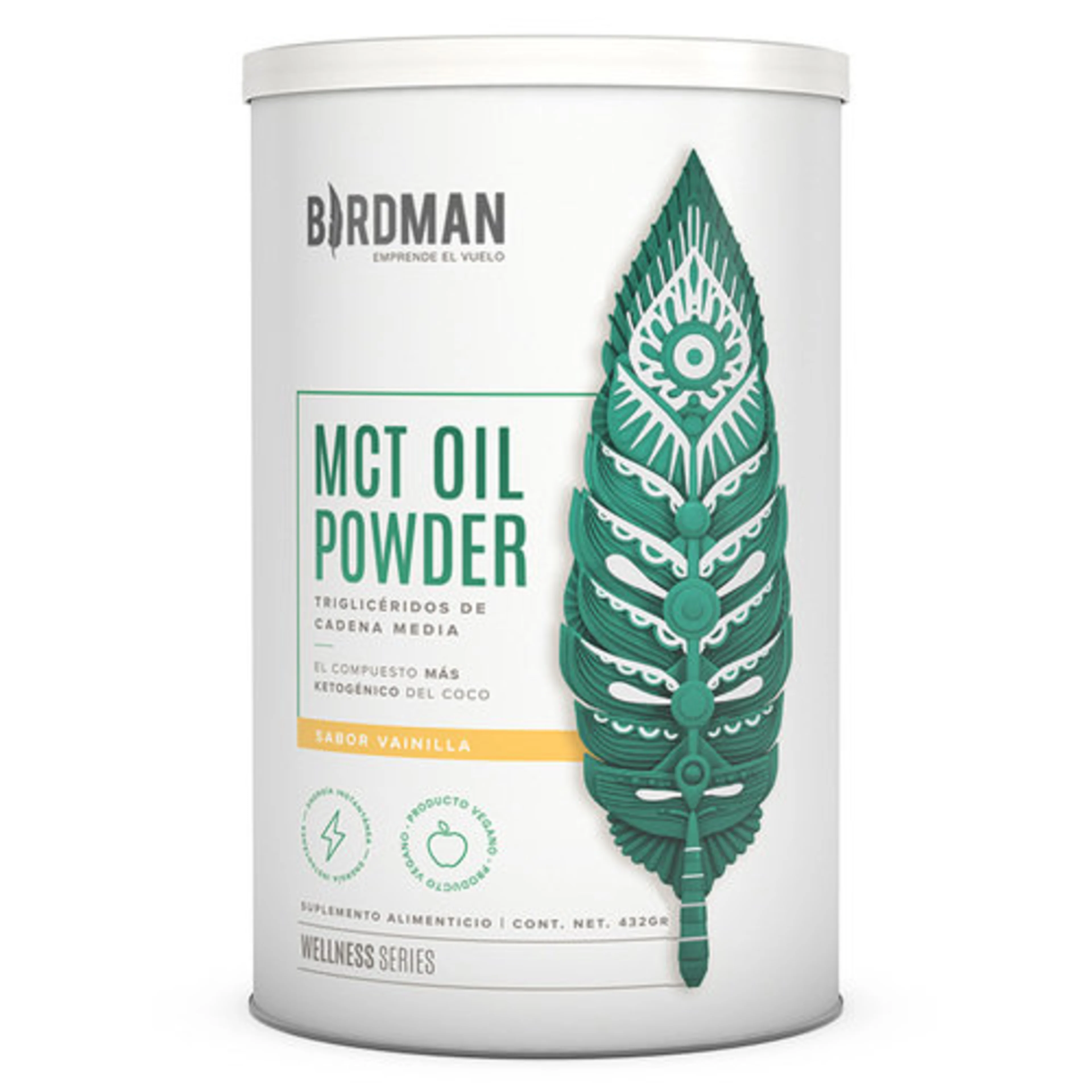 Mct Oil Powder Sabor Vainilla 432 G