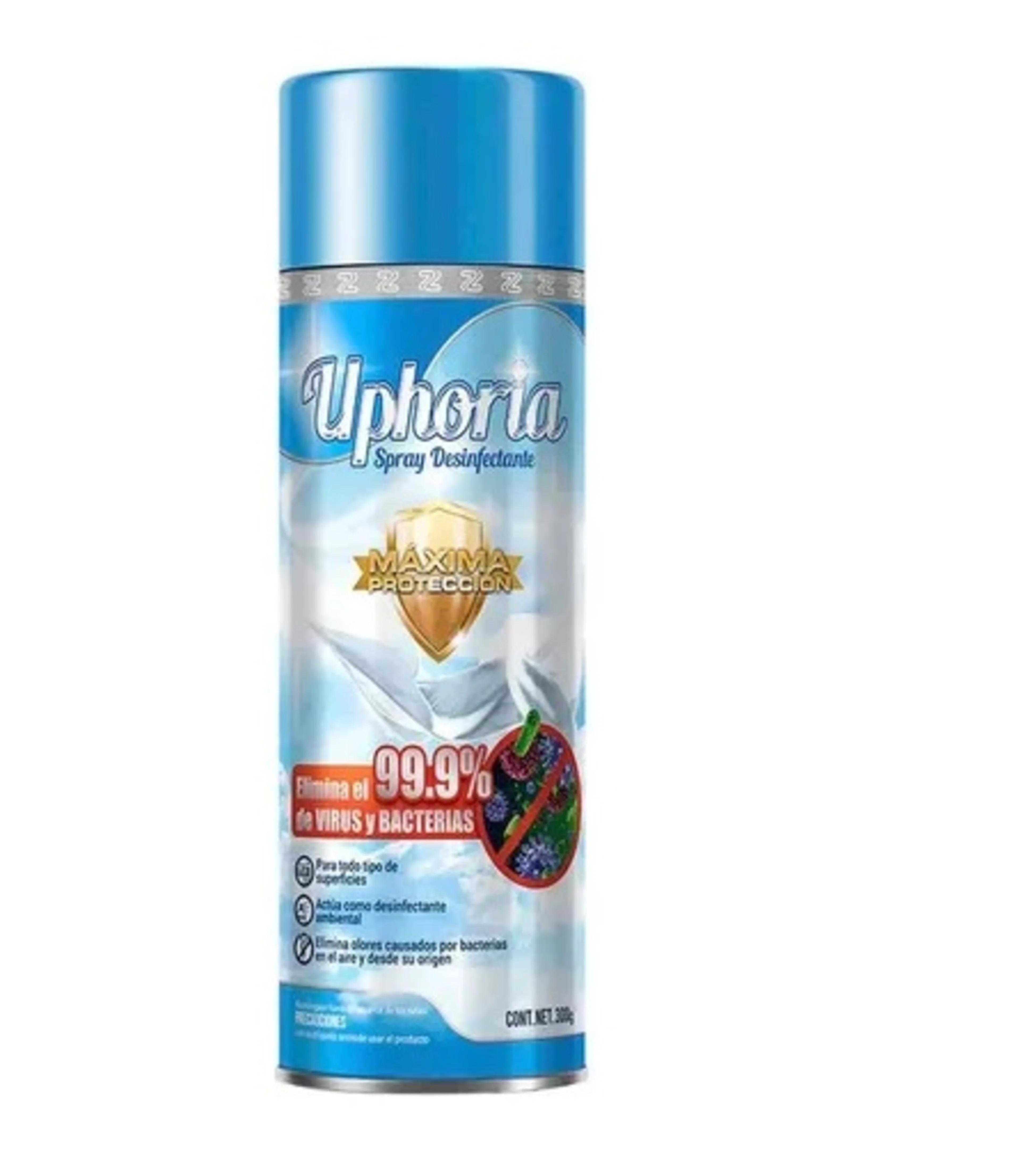 Uphoria Desinfectante Antibacterial En Spray Con 300 Gr