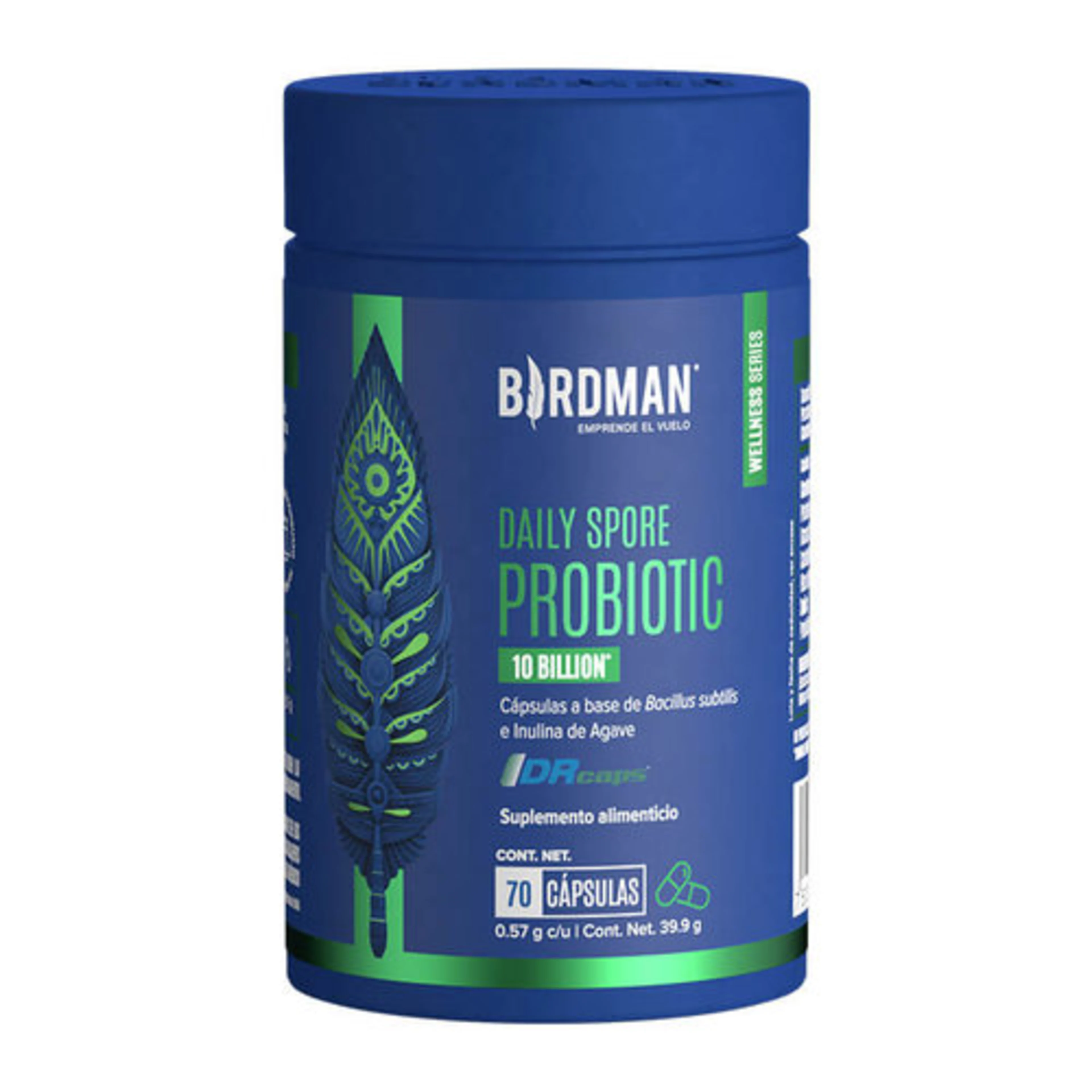 Birdman Daily Probiotics Con 70 Cápsulas