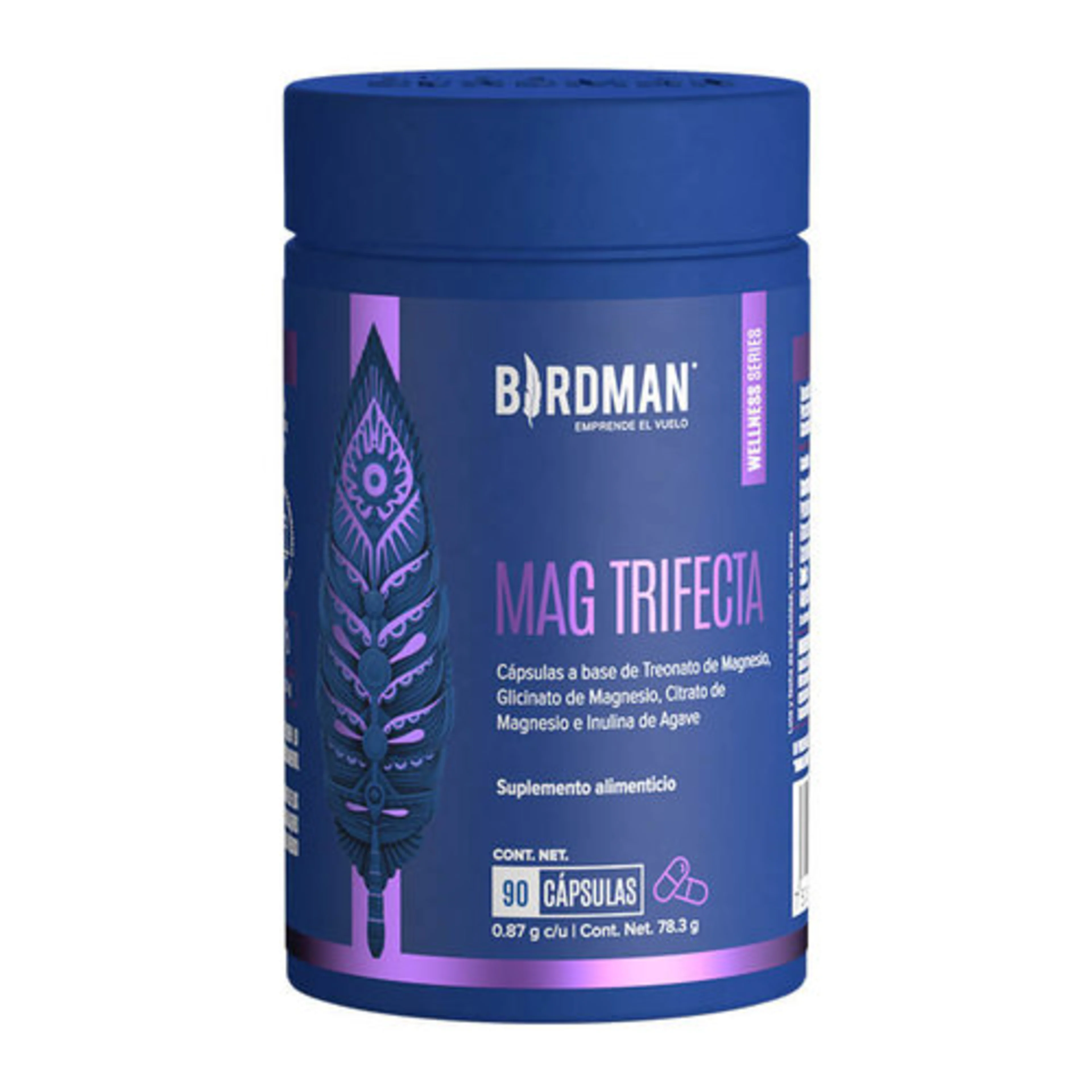 Birdman Magnesium Blend Con 90 Cápsulas