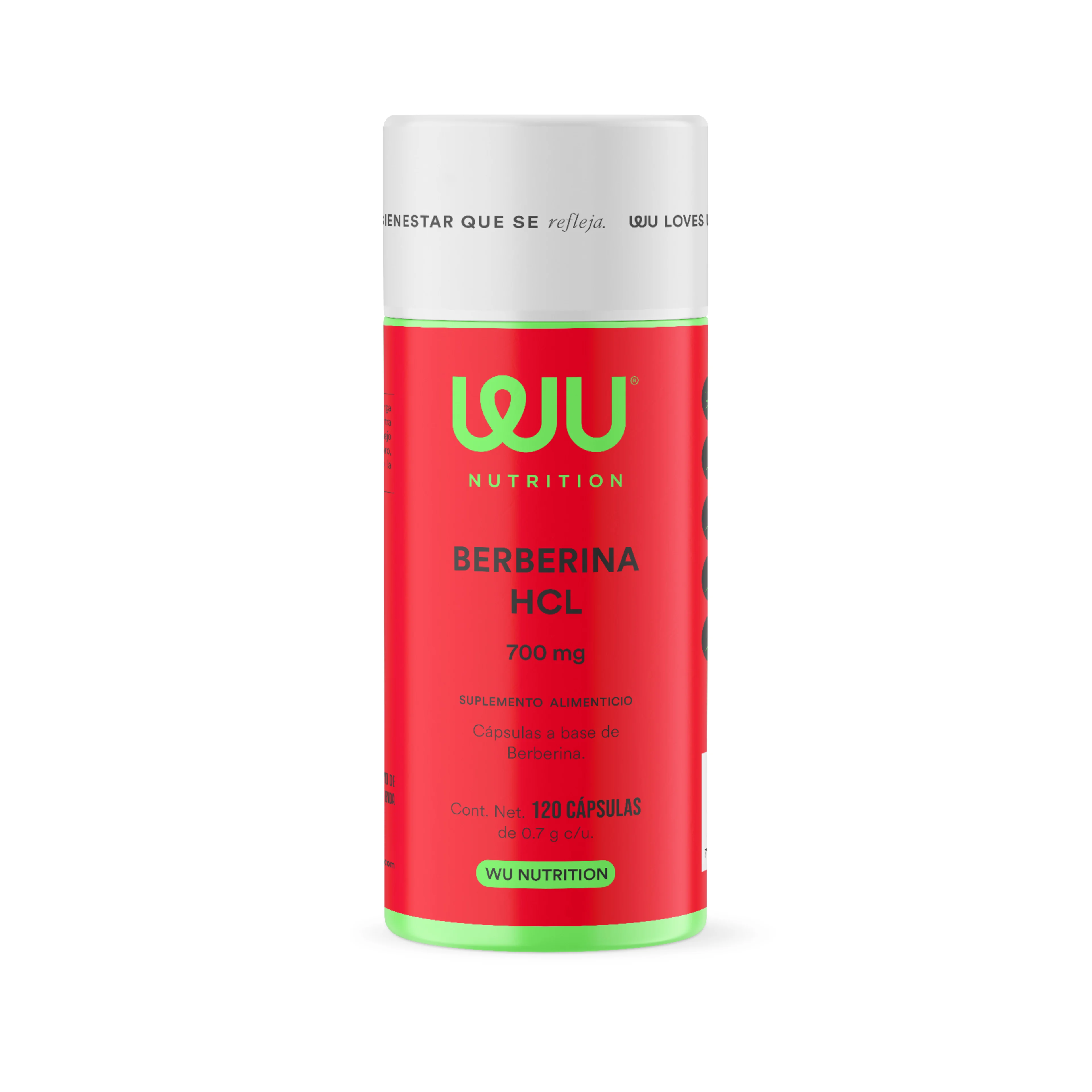 Berberina HCL Con 120 Cápsulas