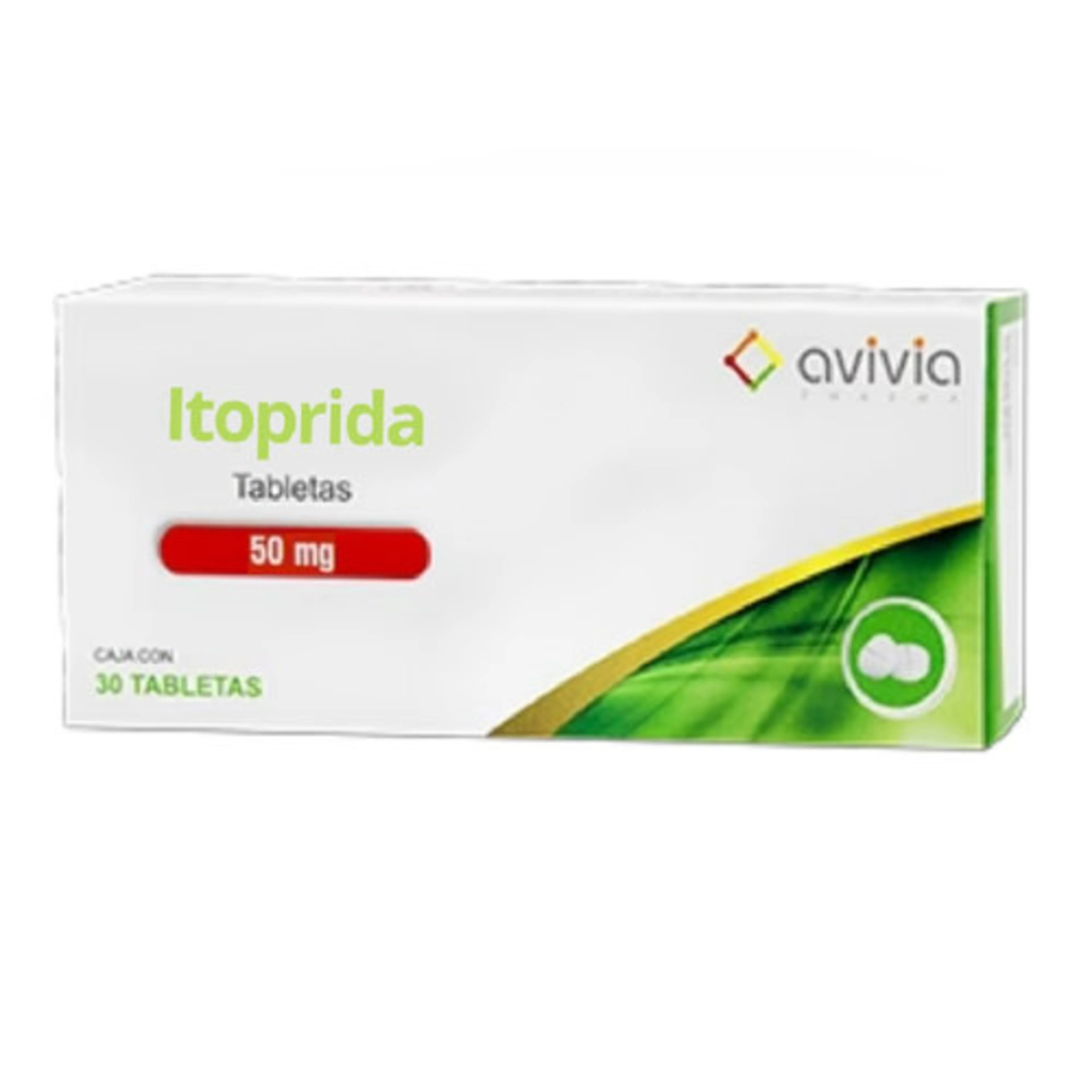 Itoprida 50 Mg Con 30 Tabletas