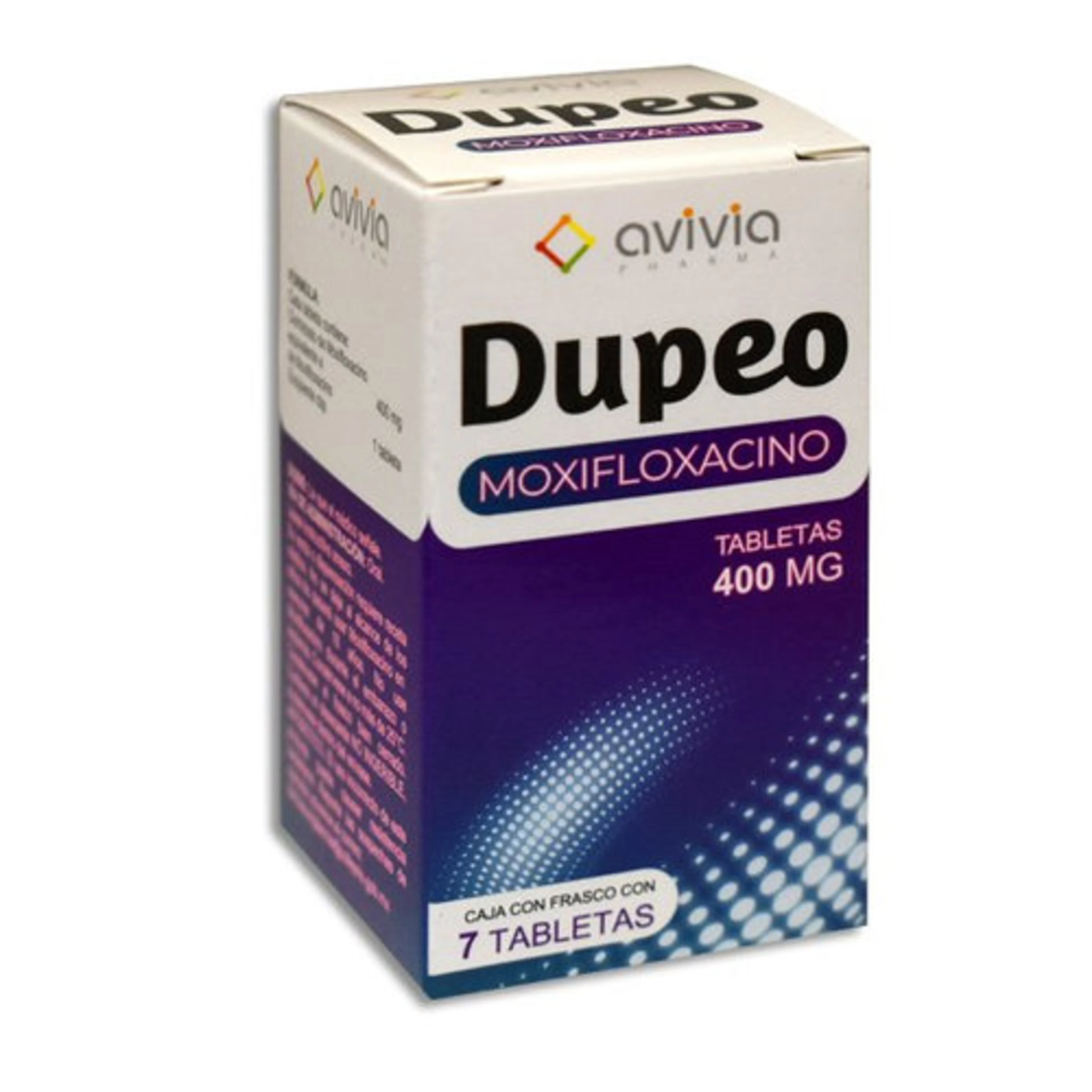 Dupeo Moxifloxacino 400 Mg Con 7 Tabletas