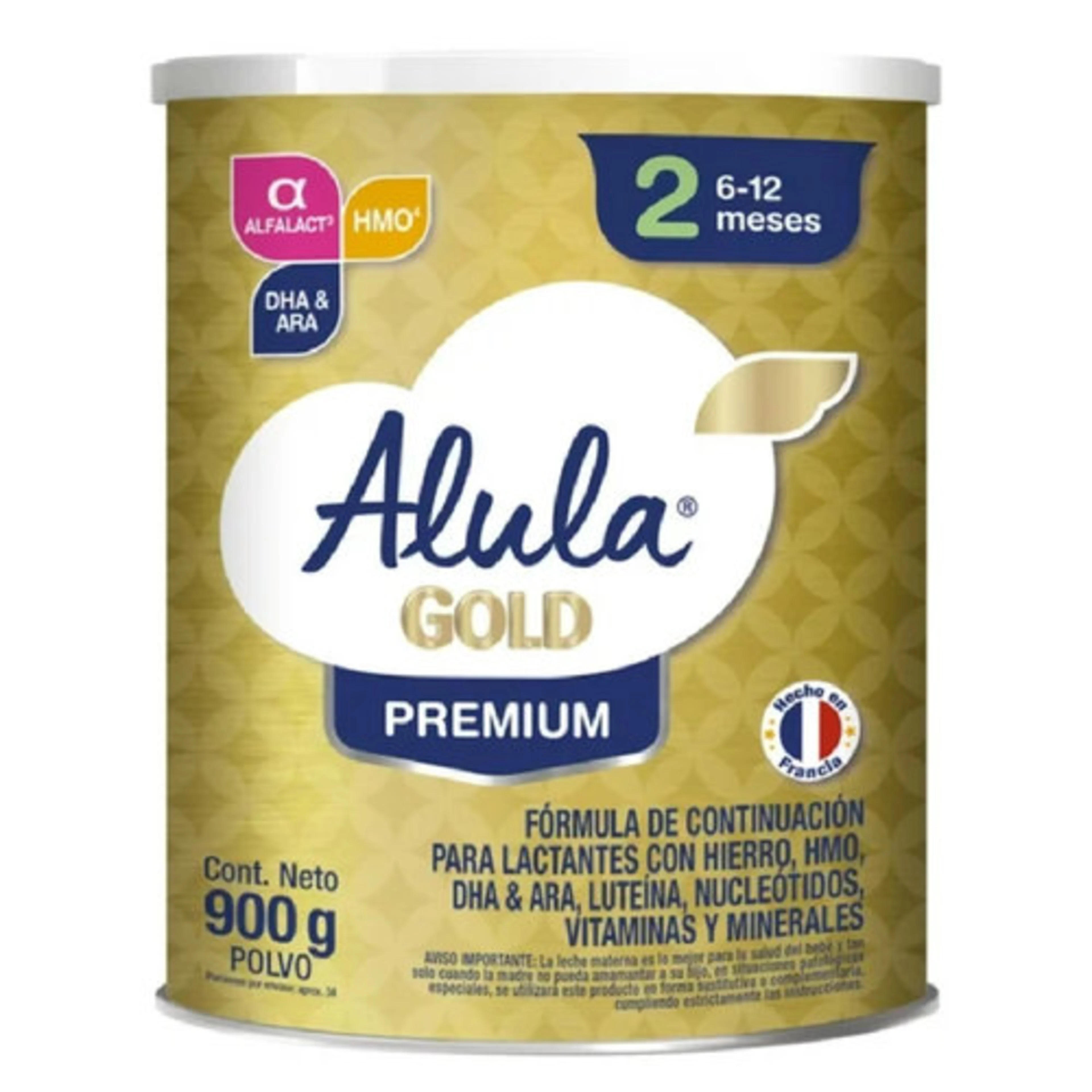 Alula Gold Fórmula Infantil Etapa 2 De 6 A 12 Meses Con 900 G