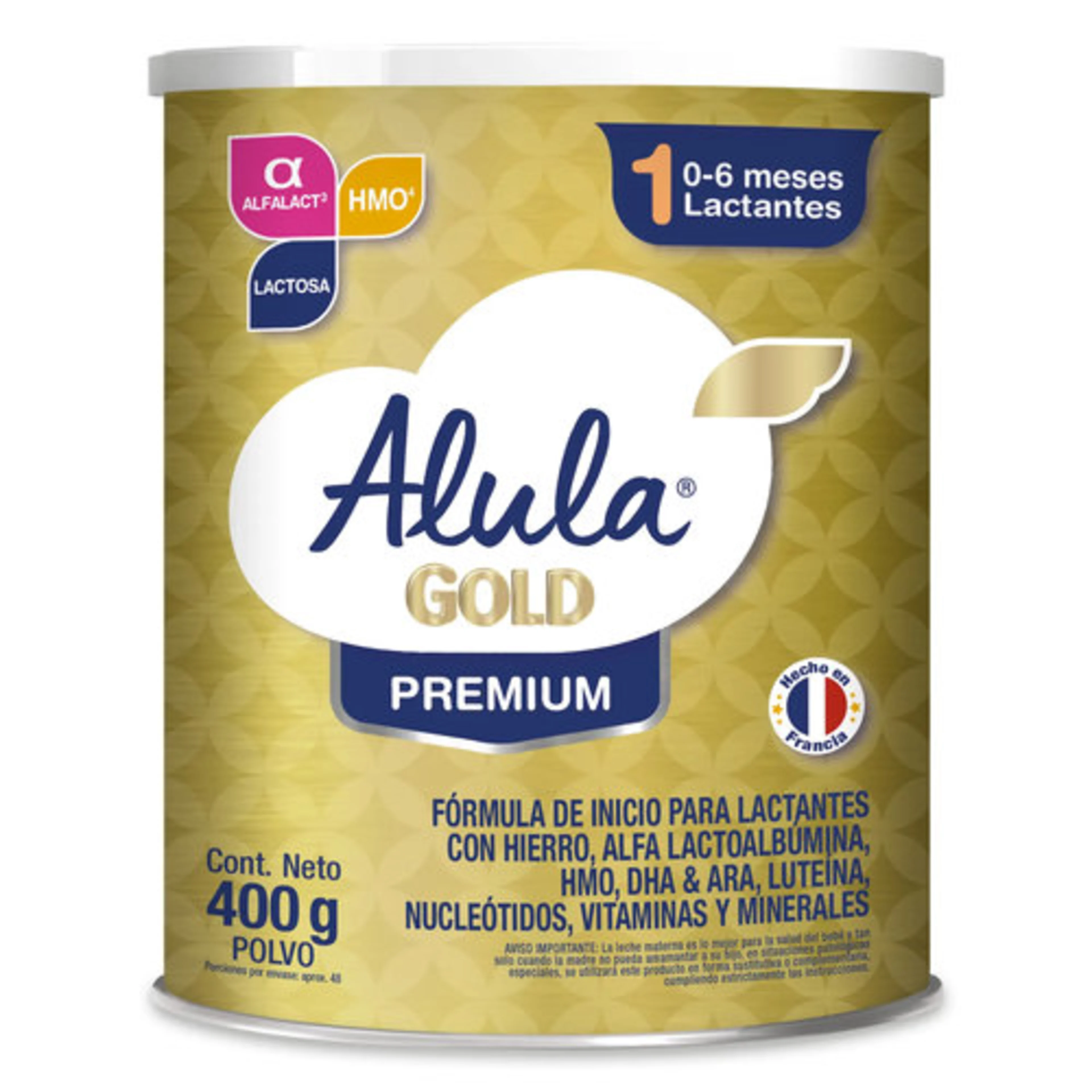 Alula Gold Fórmula Infantil Etapa 1 De 0 A 6 Meses Con 400 G