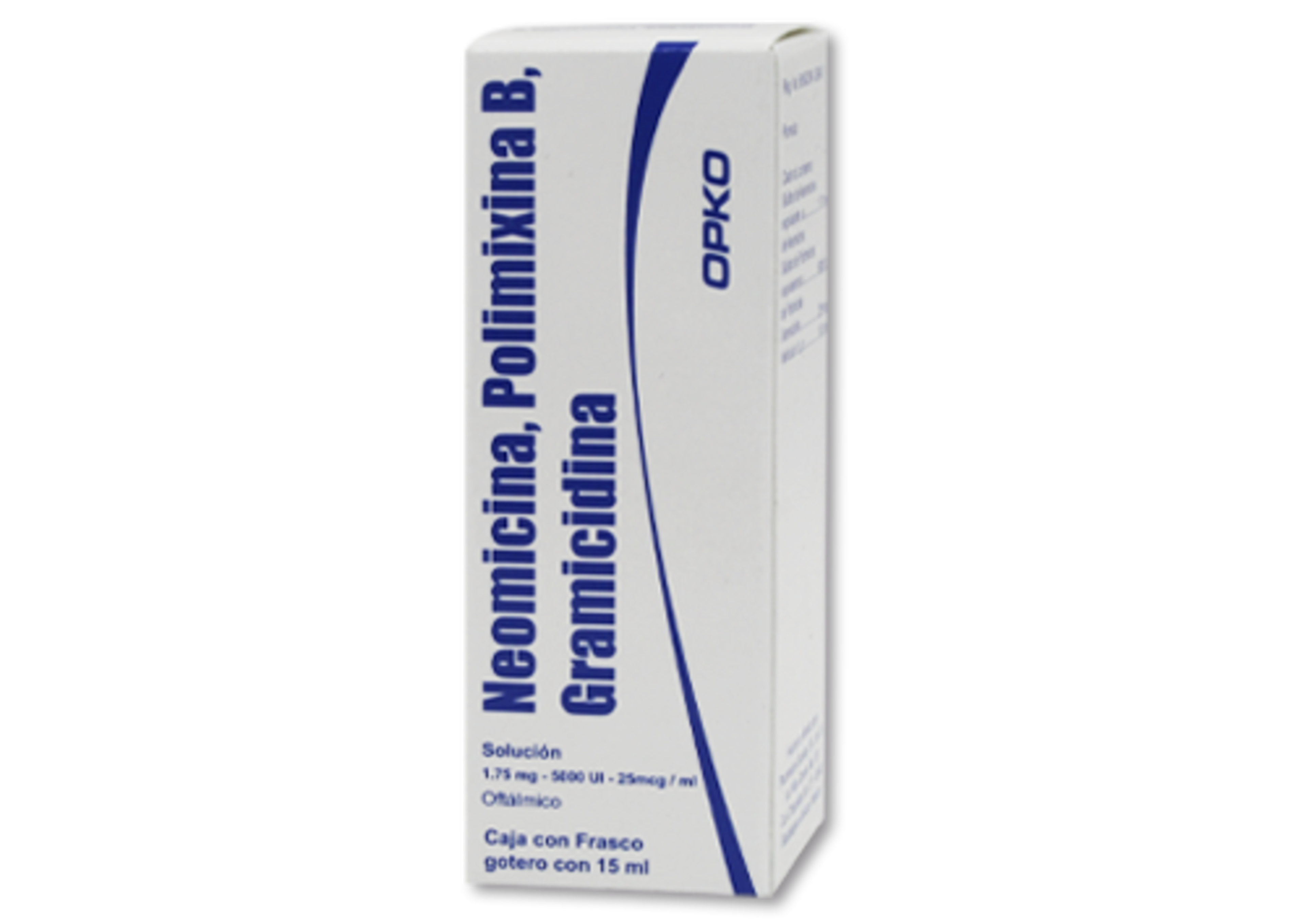 Neomicina, Polimixina B, Gramicidina 1.75 Mg/5000 Ui/25 Mcg Solución Oftálmica Gotas 15 Ml