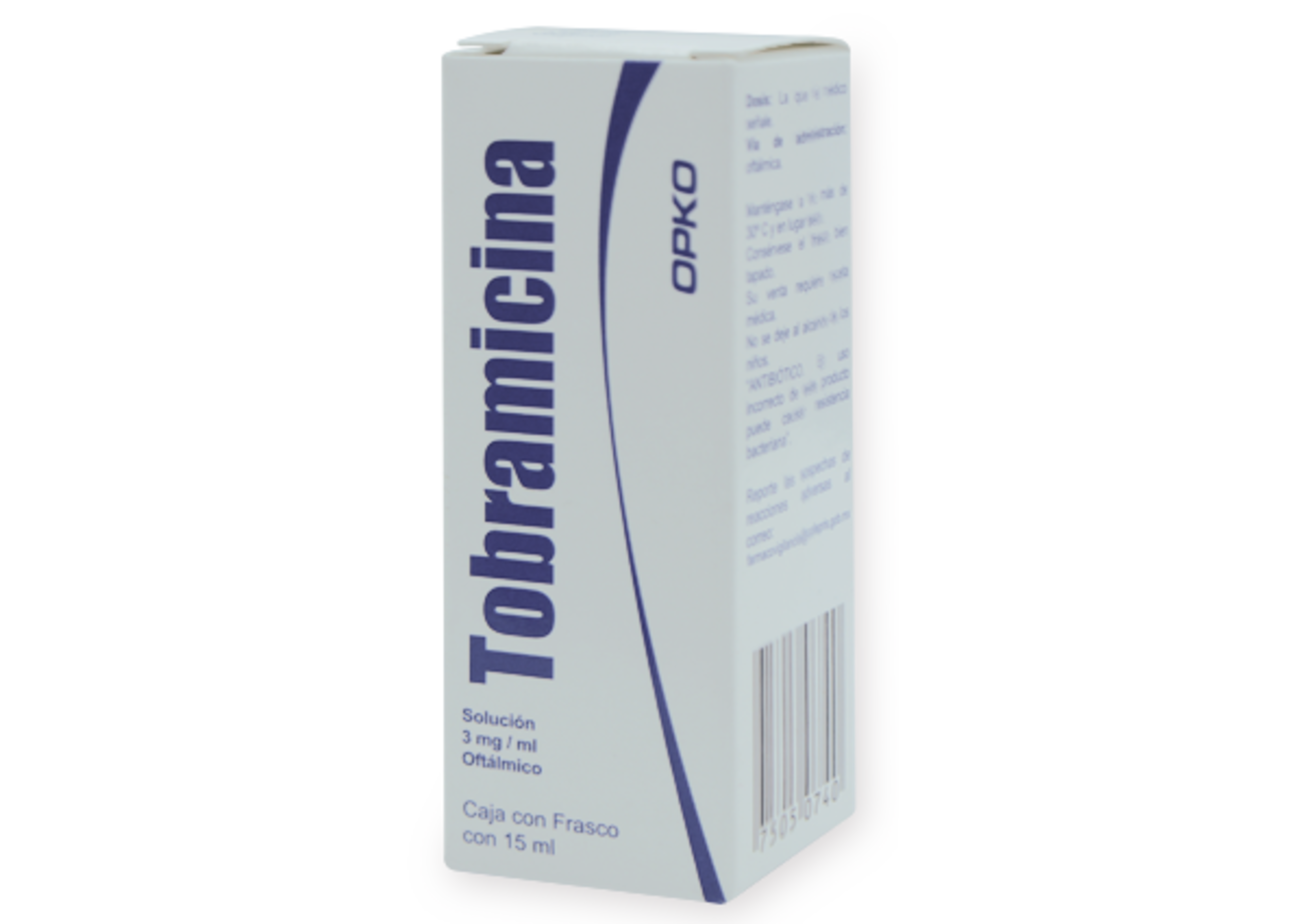 Tobramicina 3 Mg Con Solución Oftálmica Gotas De 15 Ml