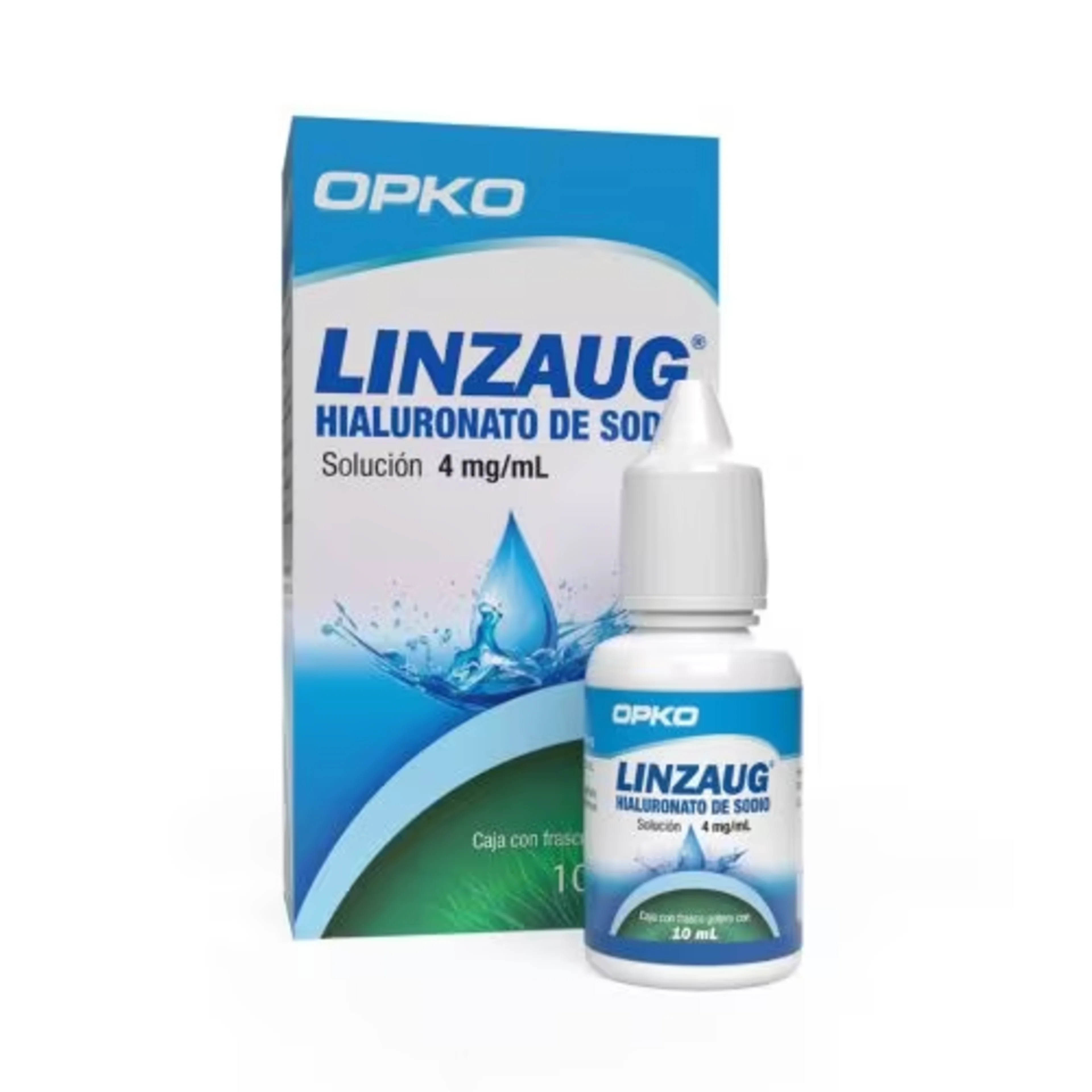 Linzaug 4 Mg Con 10 Ml De Solución Oftálmica