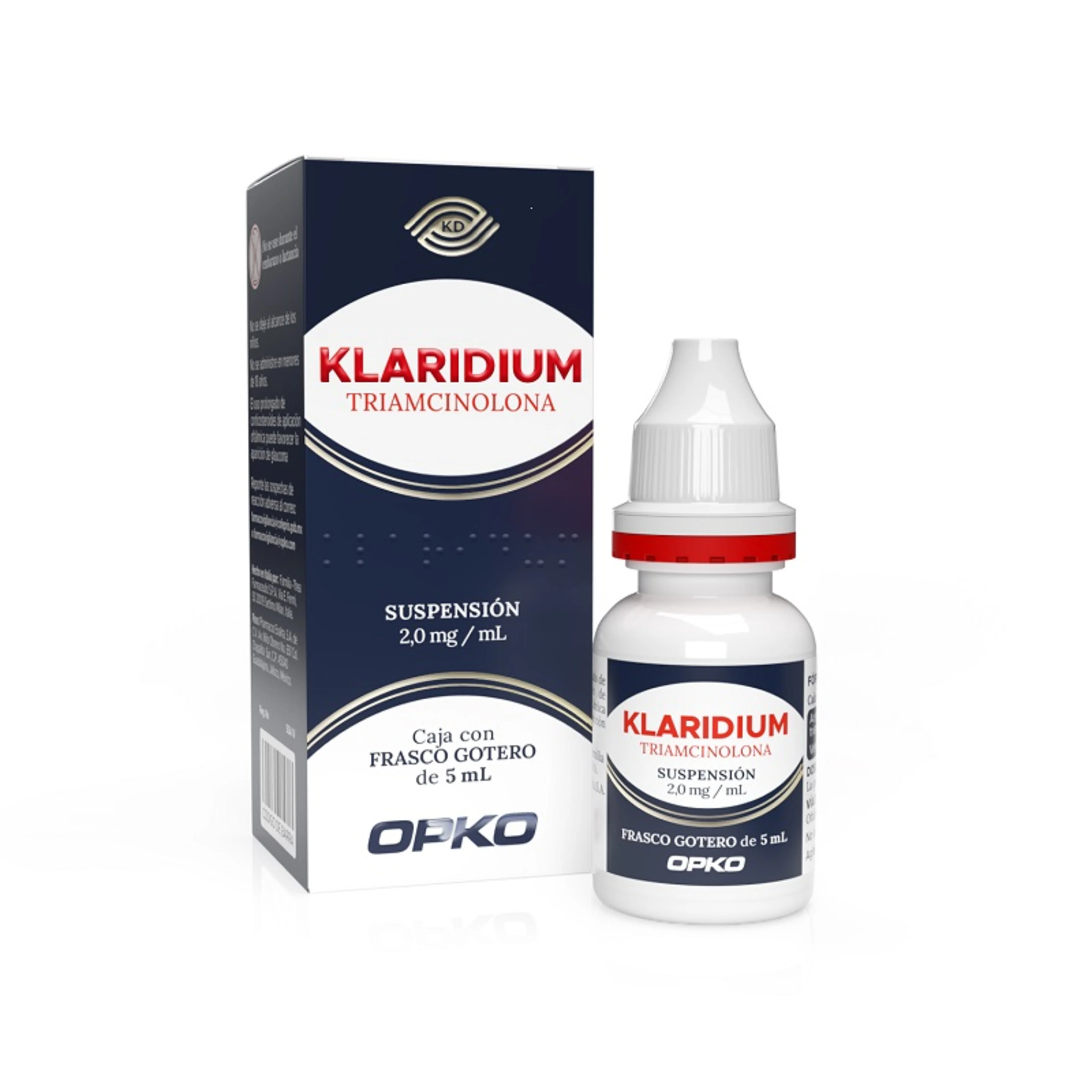 Klaridium Triamcinolona 2 Mg Frasco 5 Ml