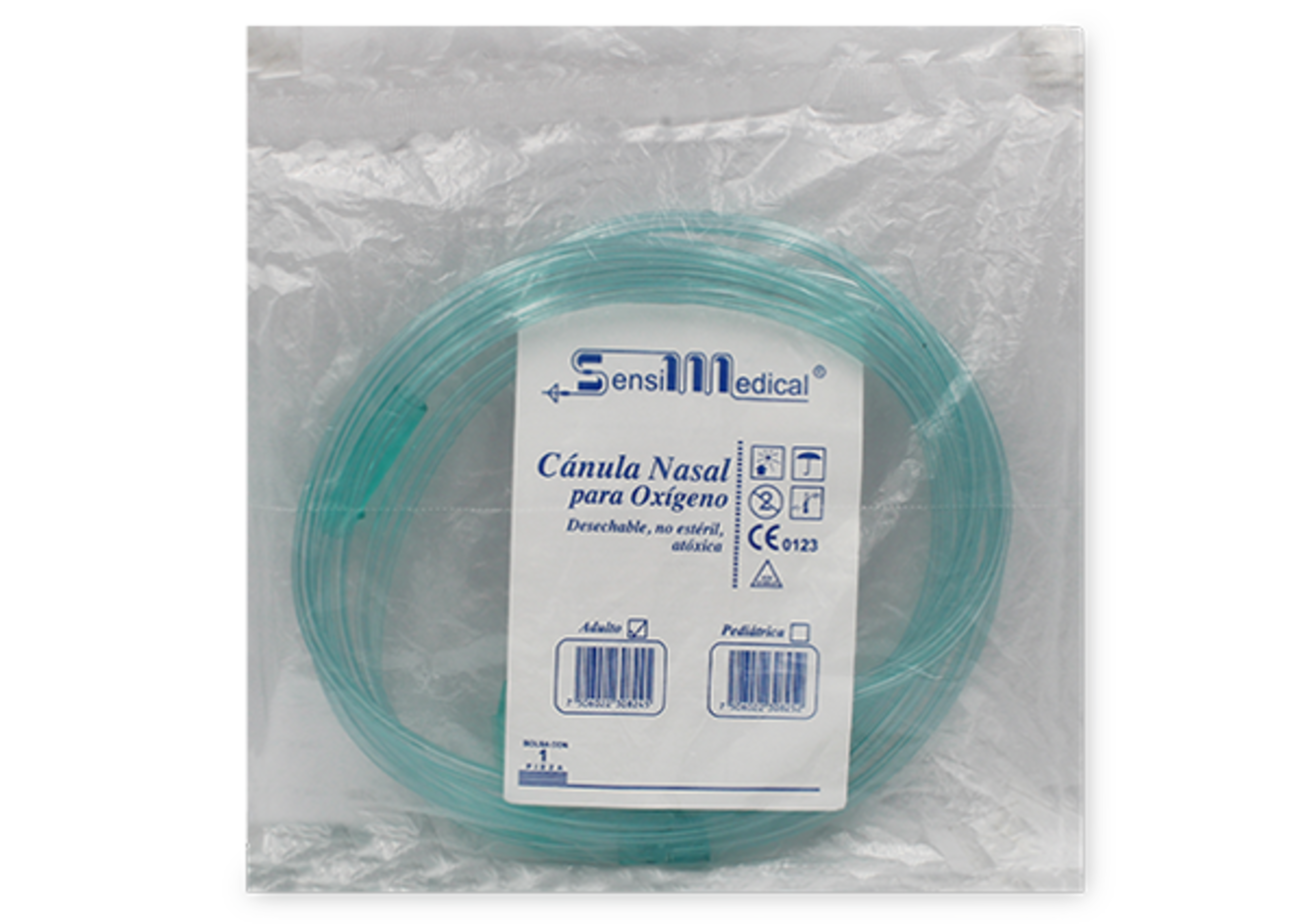 Sensimedical Cánula Nasal Para Oxígeno Adulto Con 1 Pieza