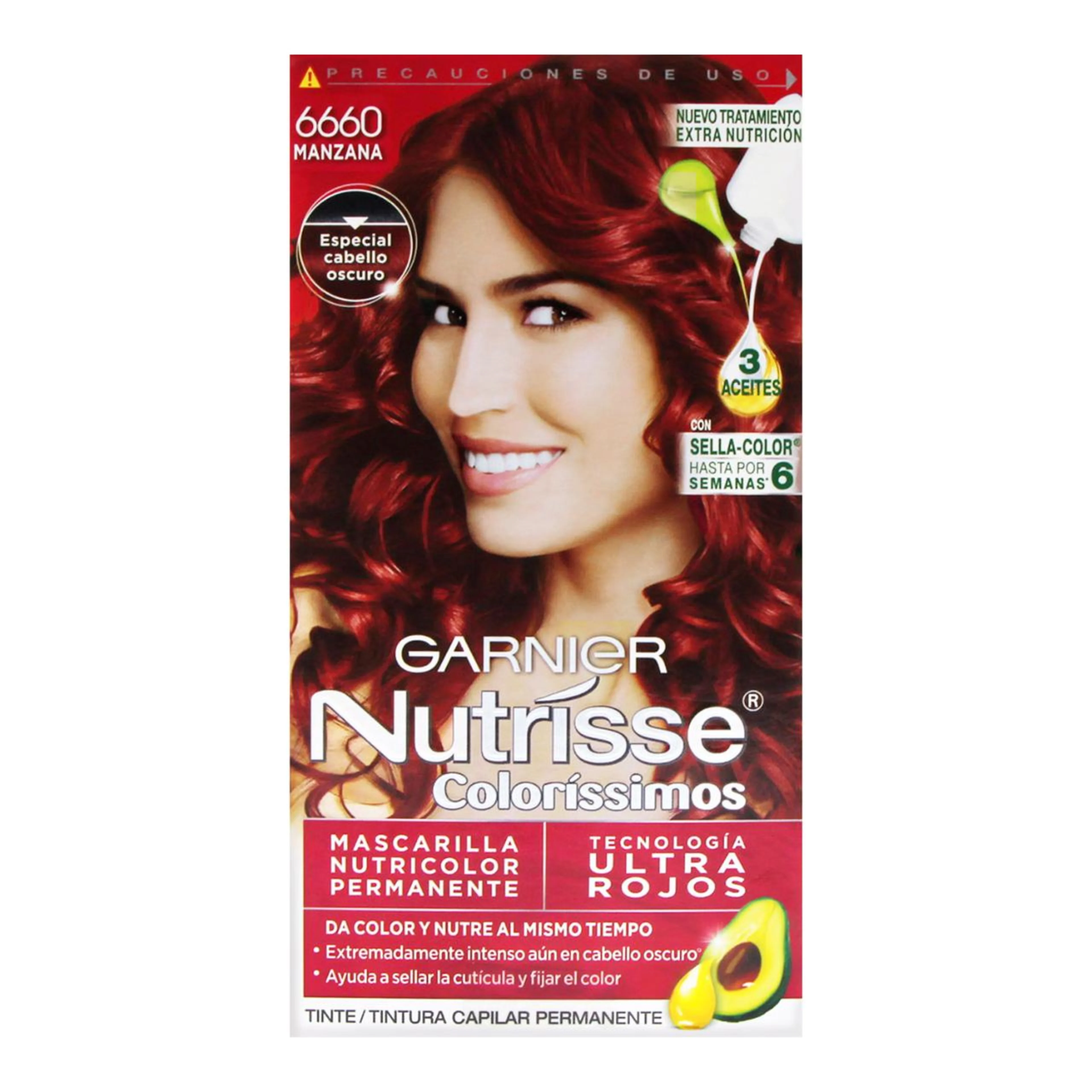 Nutrisse Coloríssimos Tinte En Crema Tono 6660 Manzana