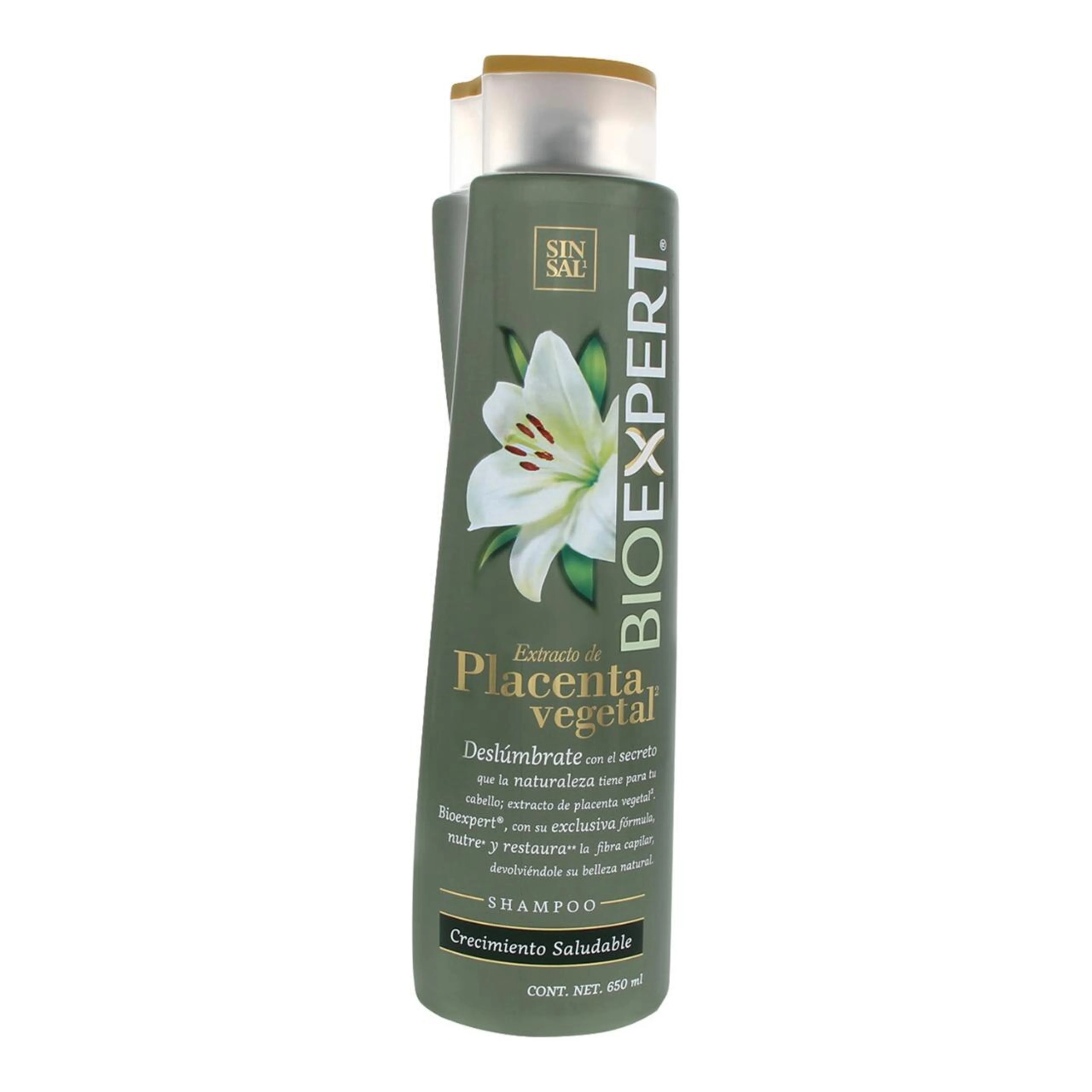 Bioexpert Placenta Vegetal Shampoo Con 650 Ml