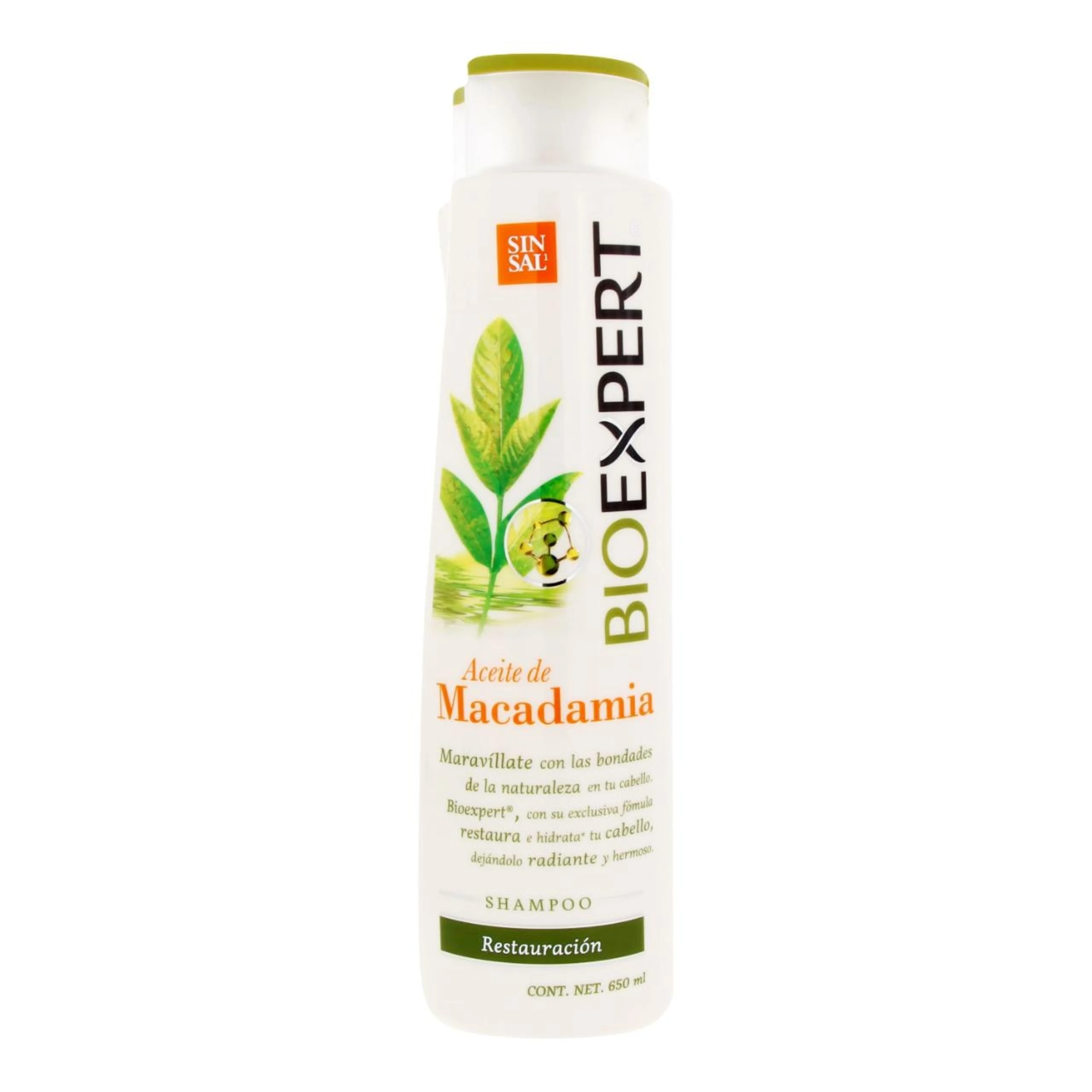 Bioexpert Restauración Shampoo Con Aceite De Macadamia 650 Ml