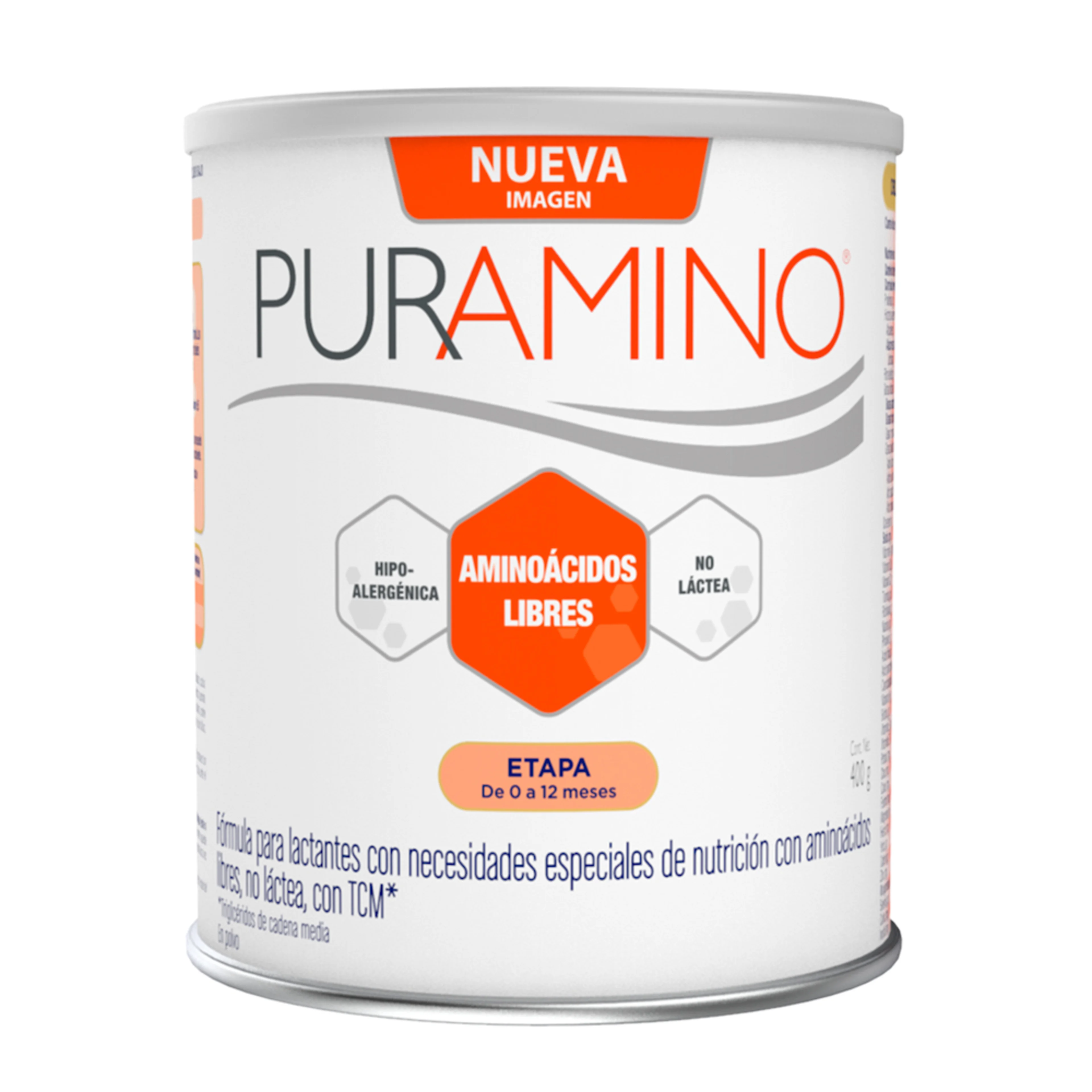 Puramino fórmula infantil con aminoácidos 0 a 12 meses 400 gr