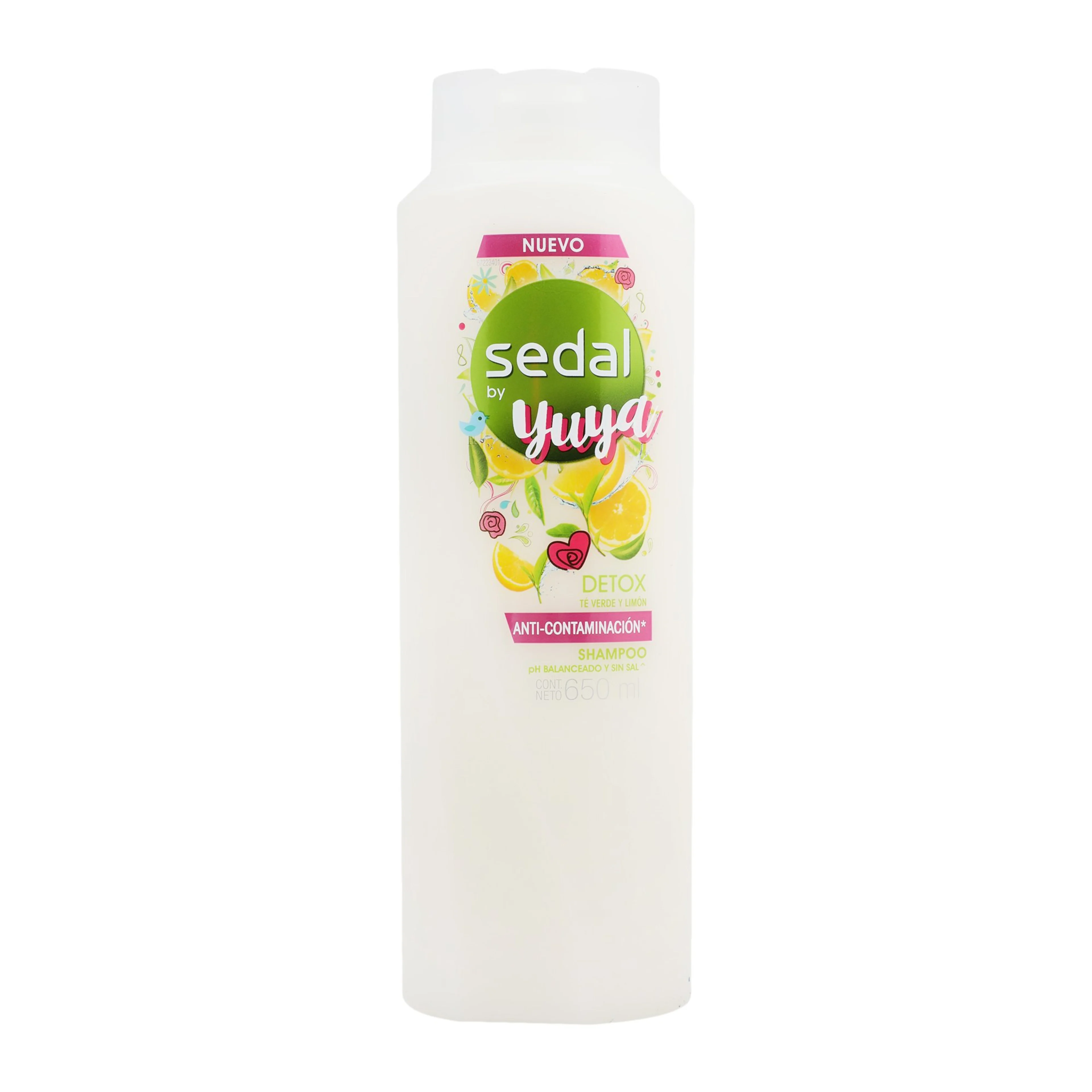 Shampoo sedal detox anti-contaminación 650 ml.