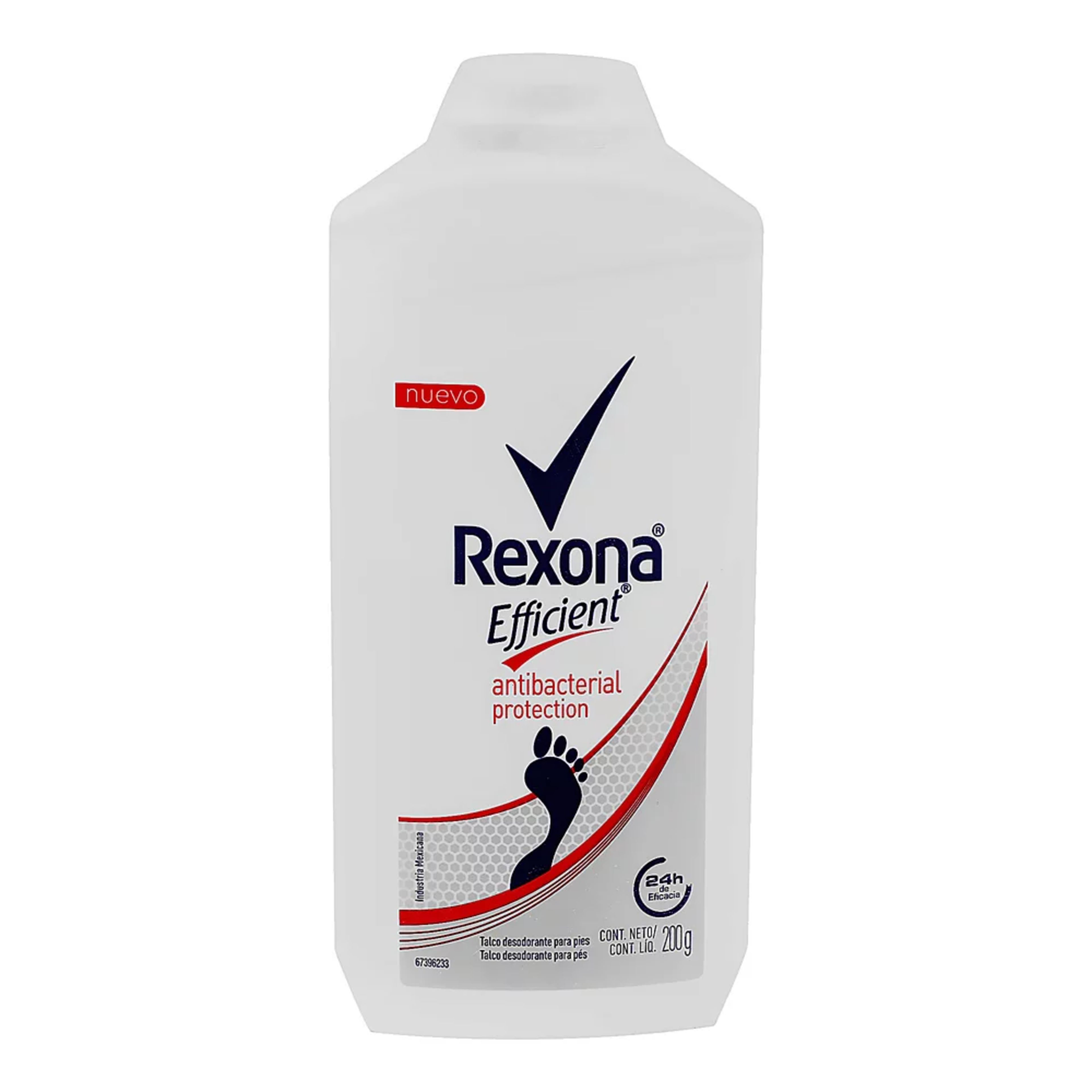 Rexona Woman Efficient Antibacterial Desodorante Antitranspirante Para Pies Polvo Con 200 G